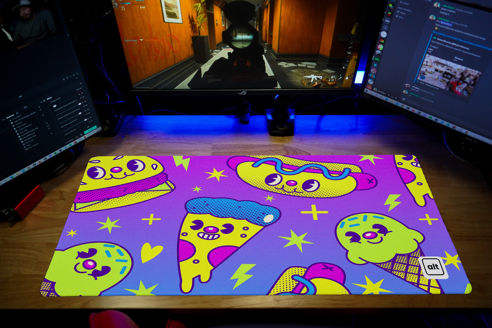 Premium Non-Slip Gaming Mouse Pad with Smooth Surface - Perfect for Office, Gaming, and Home Use