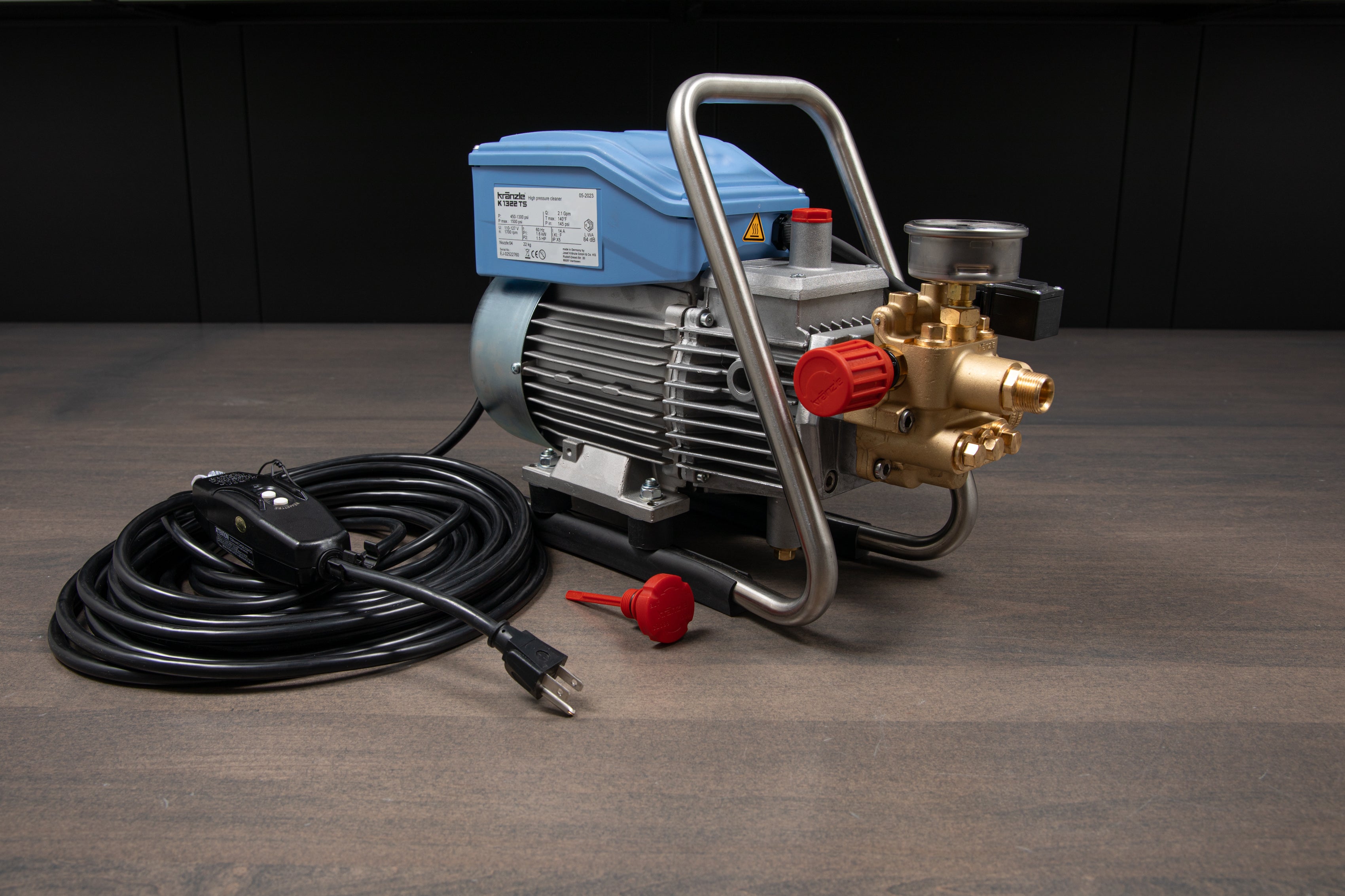 Kranzle K1322TS Professional Electric Pressure Washer - 1800 PSI, 1.4 GPM, for Home & Car Washing, Driveway Cleaning, Deck Maintenance