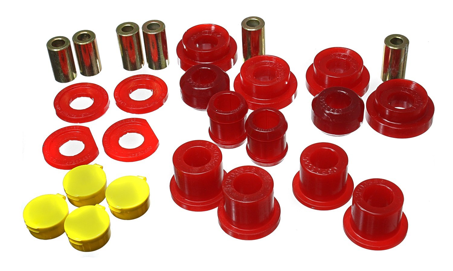Energy Suspension 16.3123R Rear Control Arm Bushing Set - High Performance Polyurethane Bushings for Improved Handling & Durability | Perfect for Off-Road, Racing & Daily Driving Vehicles