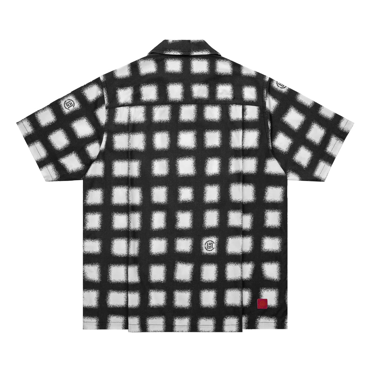 Checked All Print Short Sleeve Shirt for Men - White Casual Button Down Shirt | Perfect for Summer Outfits, Beach Vacations & Office Wear