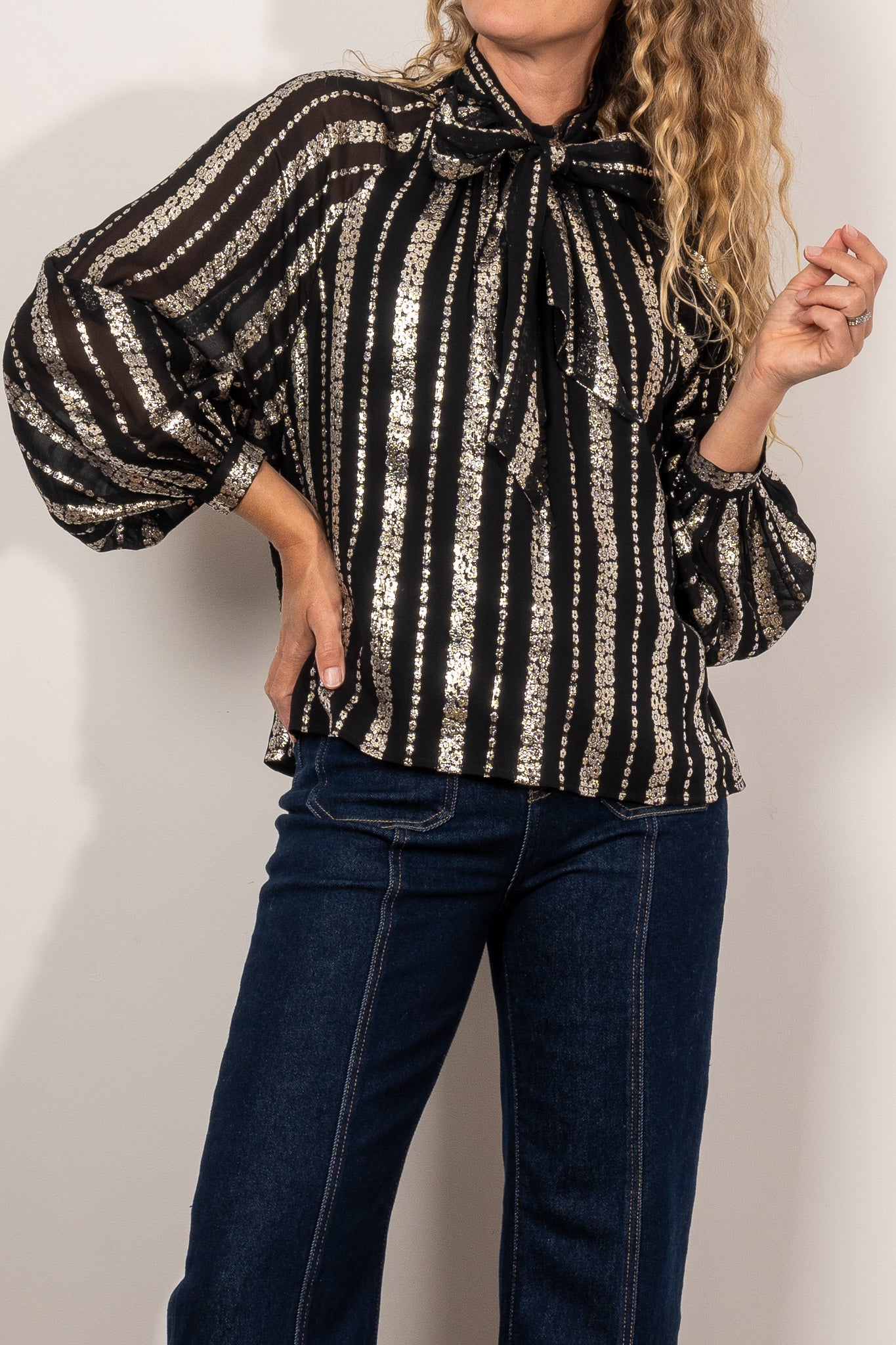 COOP by Trelise Cooper Just Bow With It Blouse - Elegant Women's Bow Detail Top for Work, Date Night & Special Occasions