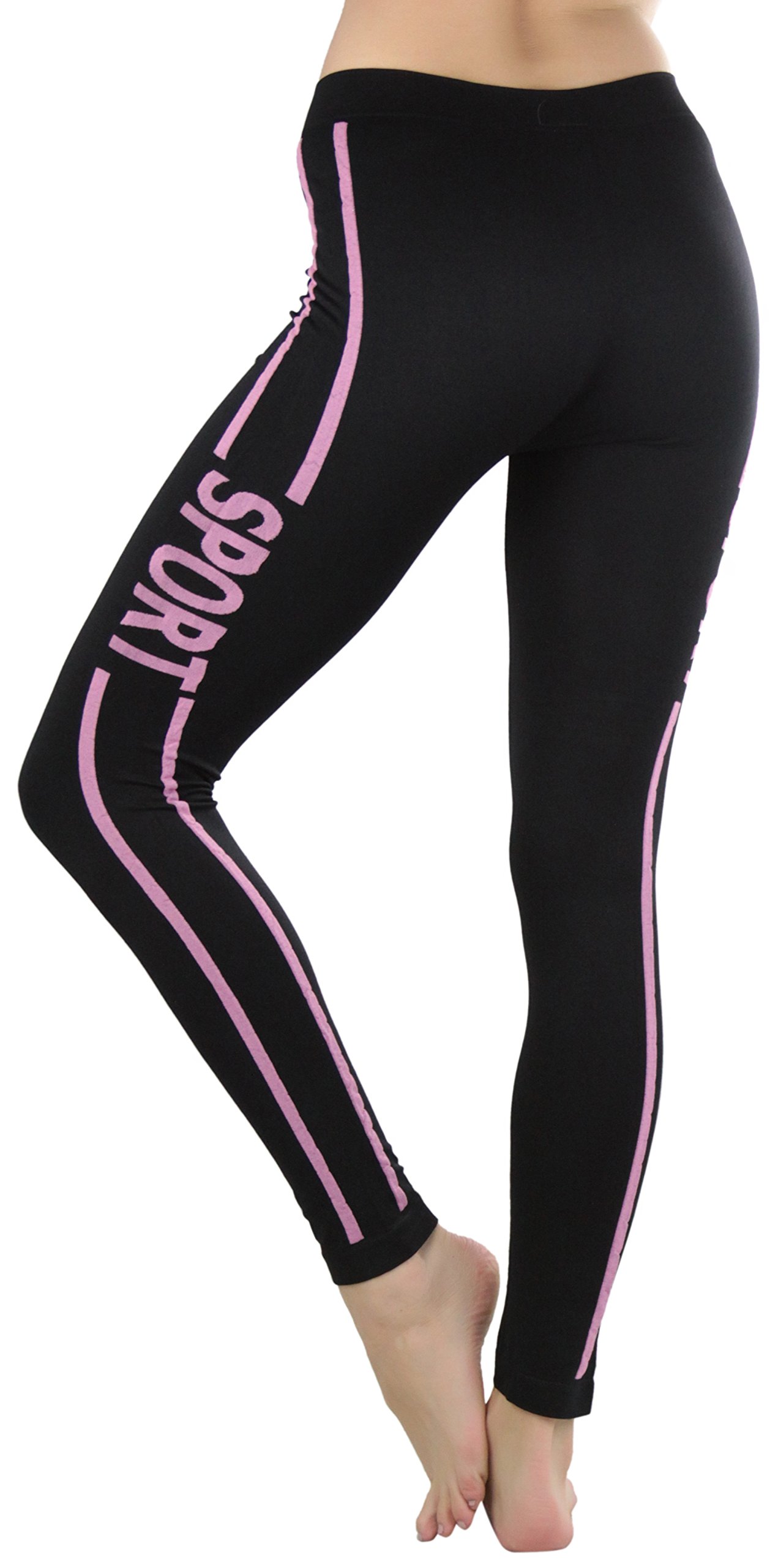 ToBeInStyle Women's Classic Fit Active Pants, Leggings & Capris - Comfortable Workout & Yoga Pants for Running, Gym, Lounge & Everyday Wear