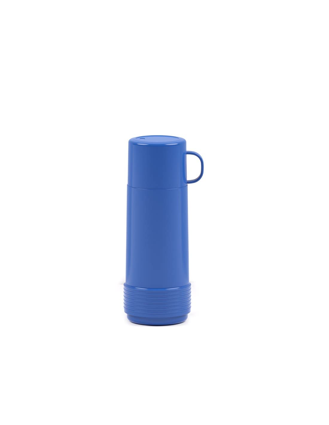 Reusable Fun-Insulated Double Wall Vacuum Water Bottle 16oz (1/2L) - Leakproof Stainless Steel Thermos for Hot & Cold Drinks - Perfect for Hiking, Gym, Office & School (Blue)