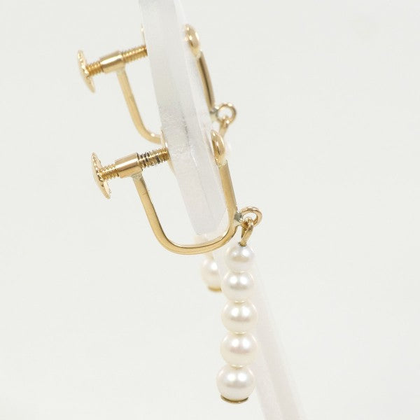 18K Yellow Gold Pearl Earrings for Women - Elegant & Timeless Jewelry Gift for Weddings, Parties & Special Occasions
