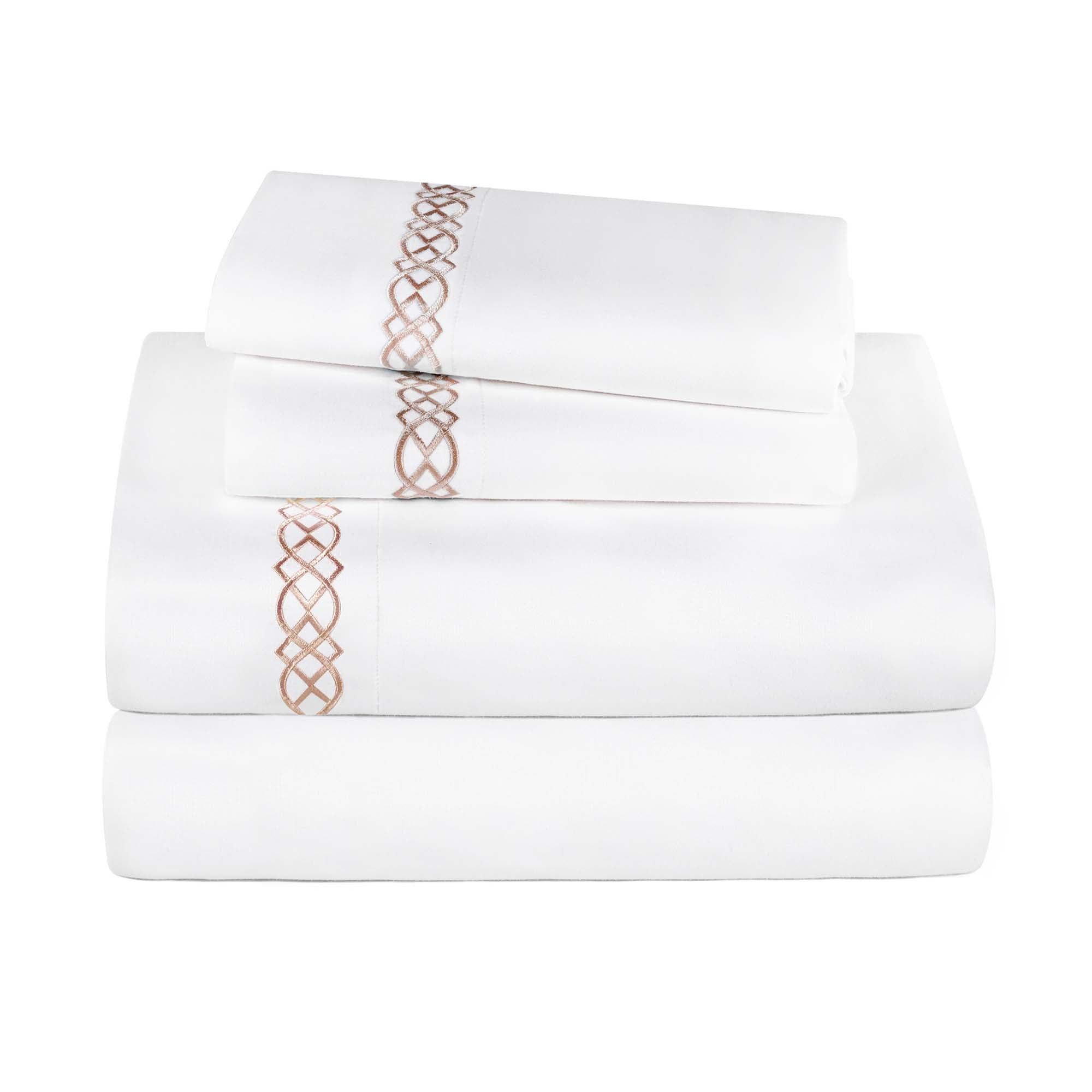 Luxury 1000 Thread Count Egyptian Cotton Bed Sheet Set - Queen Size, Soft & Breathable for Ultimate Comfort - Perfect for Master Bedroom, Guest Room & Hotel Use