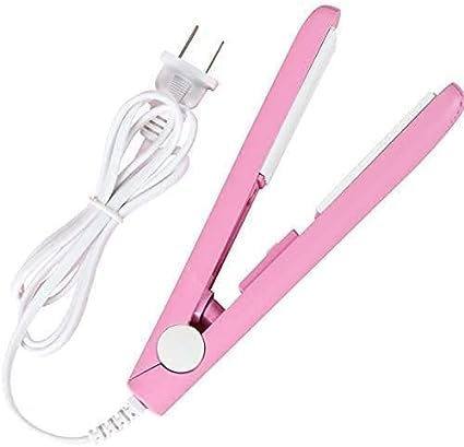 Portable Mini Ceramic Hair Straightener - 220V Electronic Flat Iron for Women | Perfect for Travel, Home & Salon Use