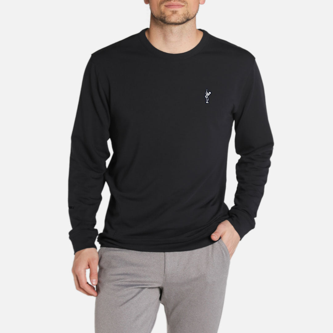 TRUE All Day Crewneck V2 | Dead Golfer Graphic Sweatshirt for Men & Women | Comfortable Casual Pullover Hoodie for Everyday Wear | Perfect for Streetwear, Gym & Lounge