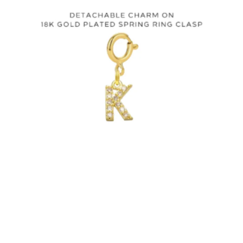 Personalized Initial, Number & Assorted Charms with Detachable Clasp - Custom Jewelry for DIY Bracelets & Necklaces - Perfect for Gifts, Parties & Craft Projects