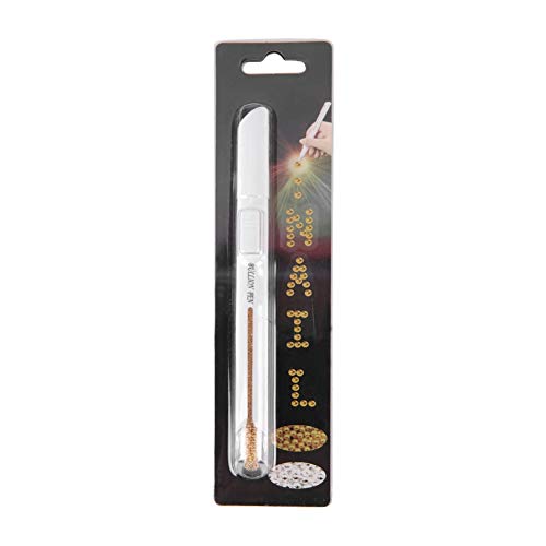 Professional Gold Nail Art Dotting Pen - ABS Non-Deformation Durable Metal Beads Tool for Home & Salon Use | Perfect for Nail Designs, French Tips, and DIY Manicures