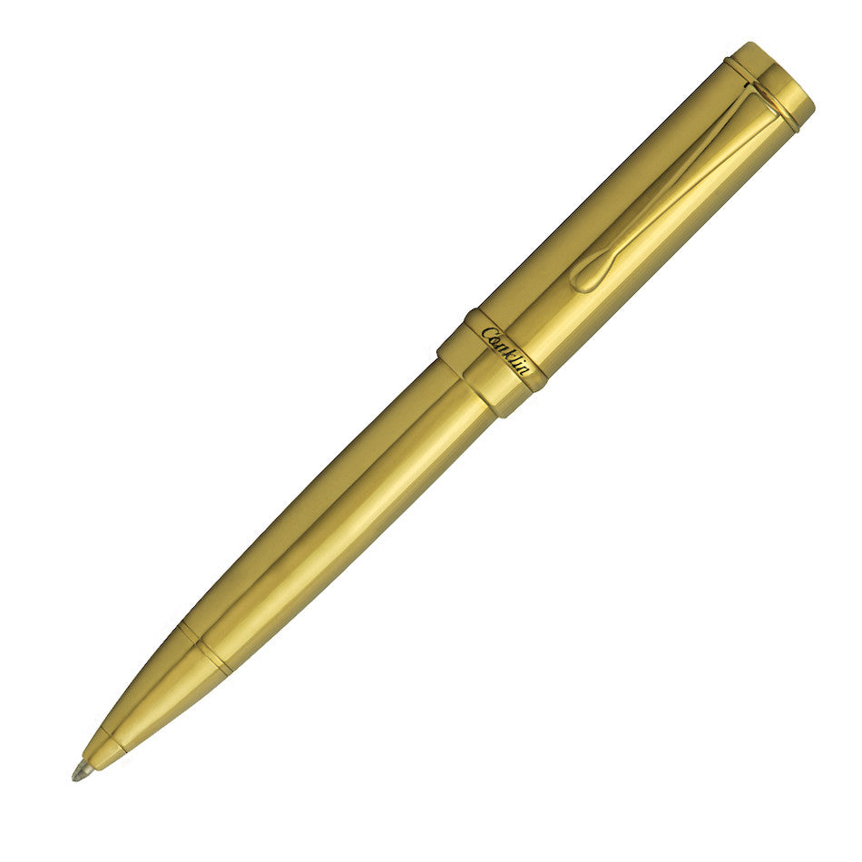 Conklin Duragraph Metal Ballpoint Pen - PVD Gold Coating, Premium Writing Instrument for Business Professionals & Gift Giving - Perfect for Office Use, Signing Documents & Executive Gifts