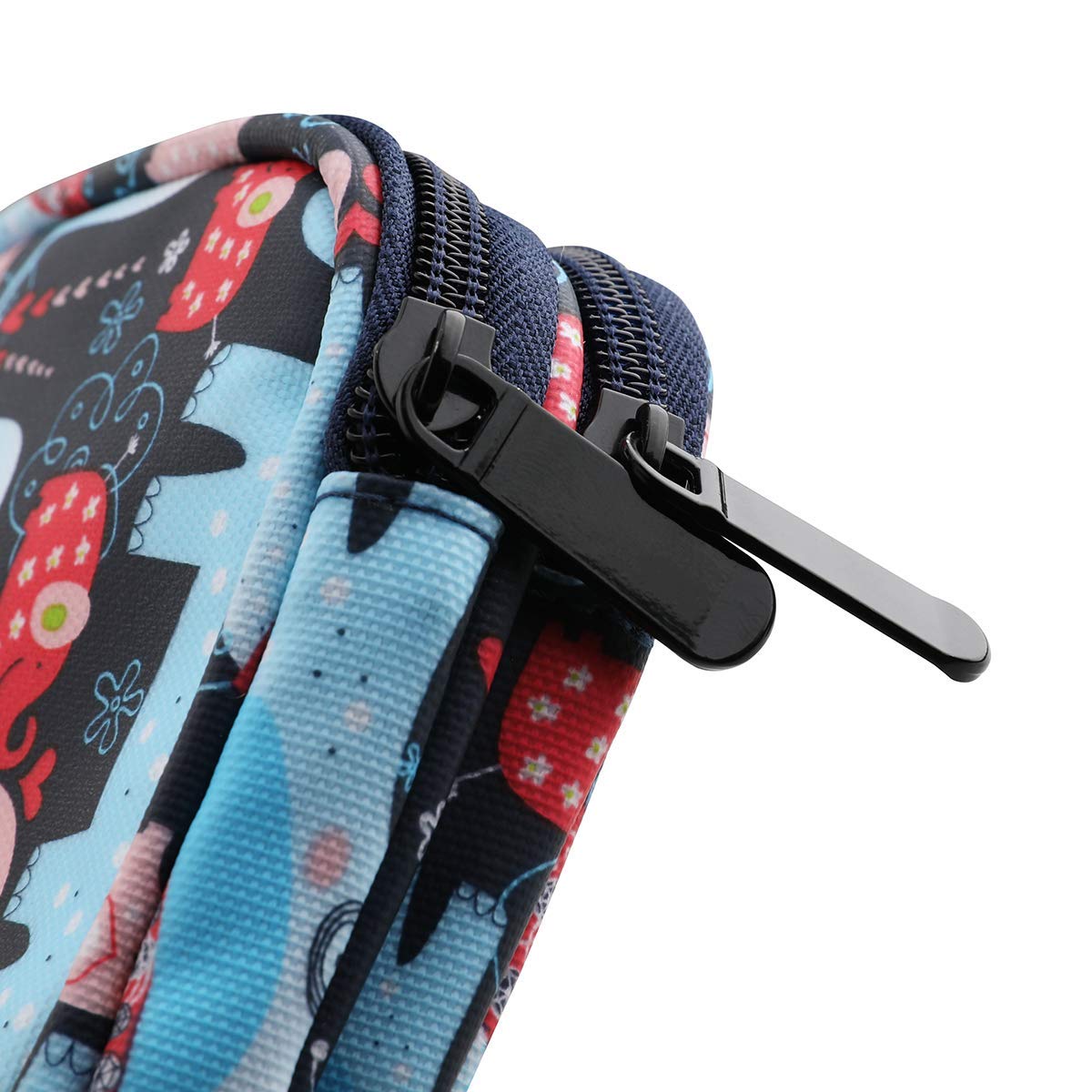 Crochet Hook Case with Zipper Pockets - Organize Knitting Needles & Tools for Crafting