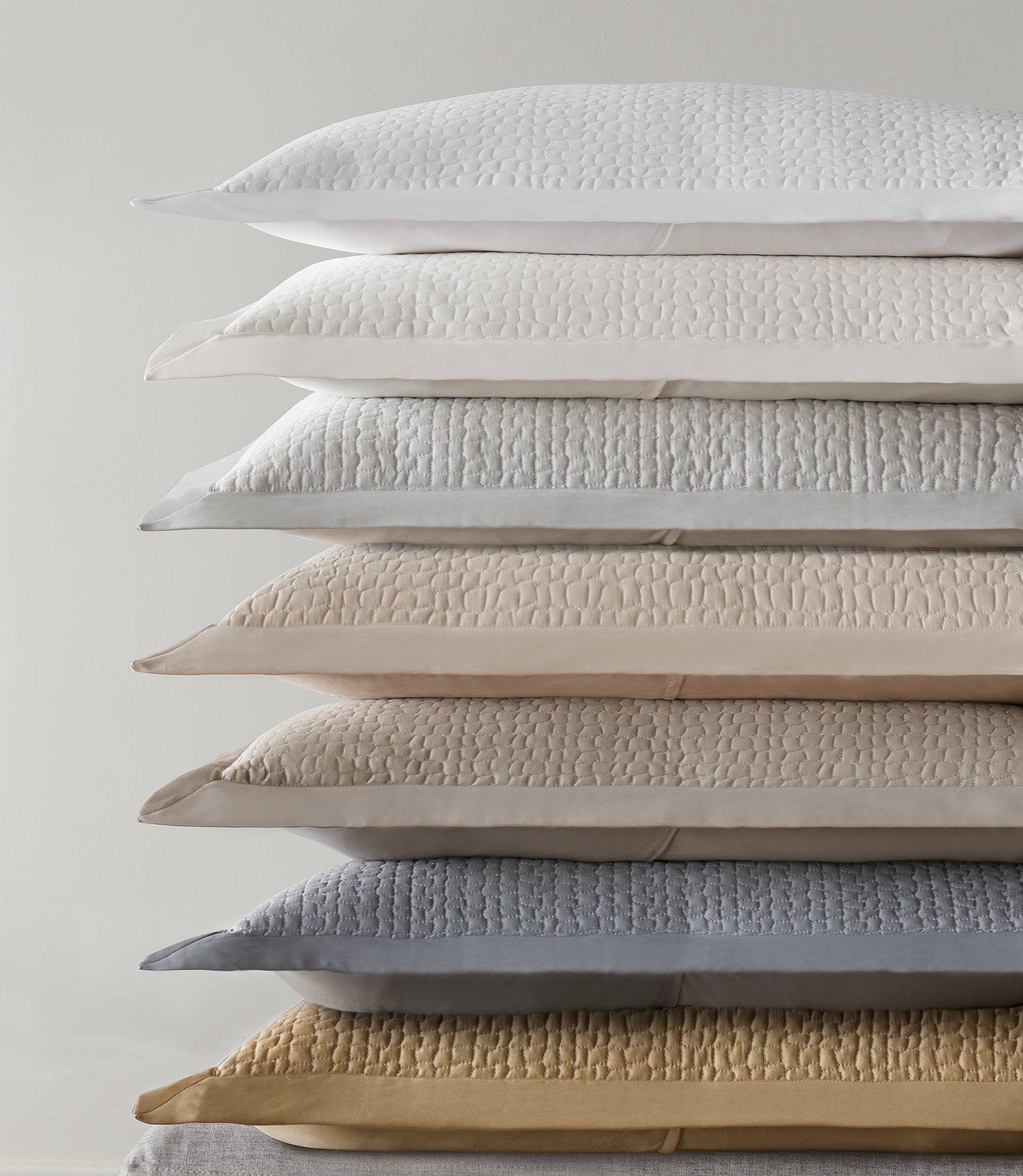 Hamilton Quilted Sham - Premium Decorative Pillow Cover for Bedroom & Living Room - Soft Cotton Sham with Elegant Quilted Design - Perfect for Home Decor, Guest Rooms, and Cozy Spaces