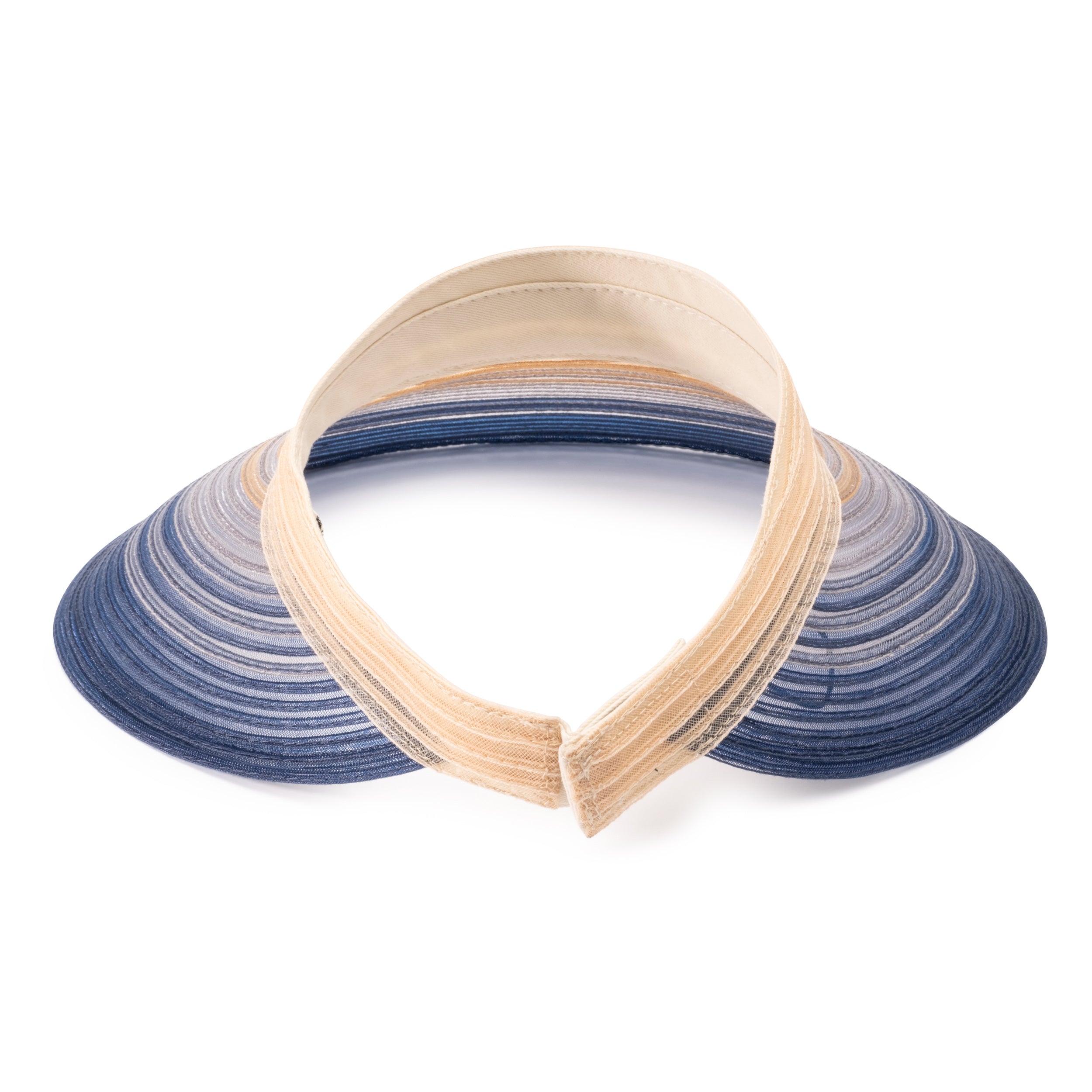 Trixie Packable Horsehair Visor for Women - Sun Hat with UPF Protection for Outdoor, Beach, and Travel