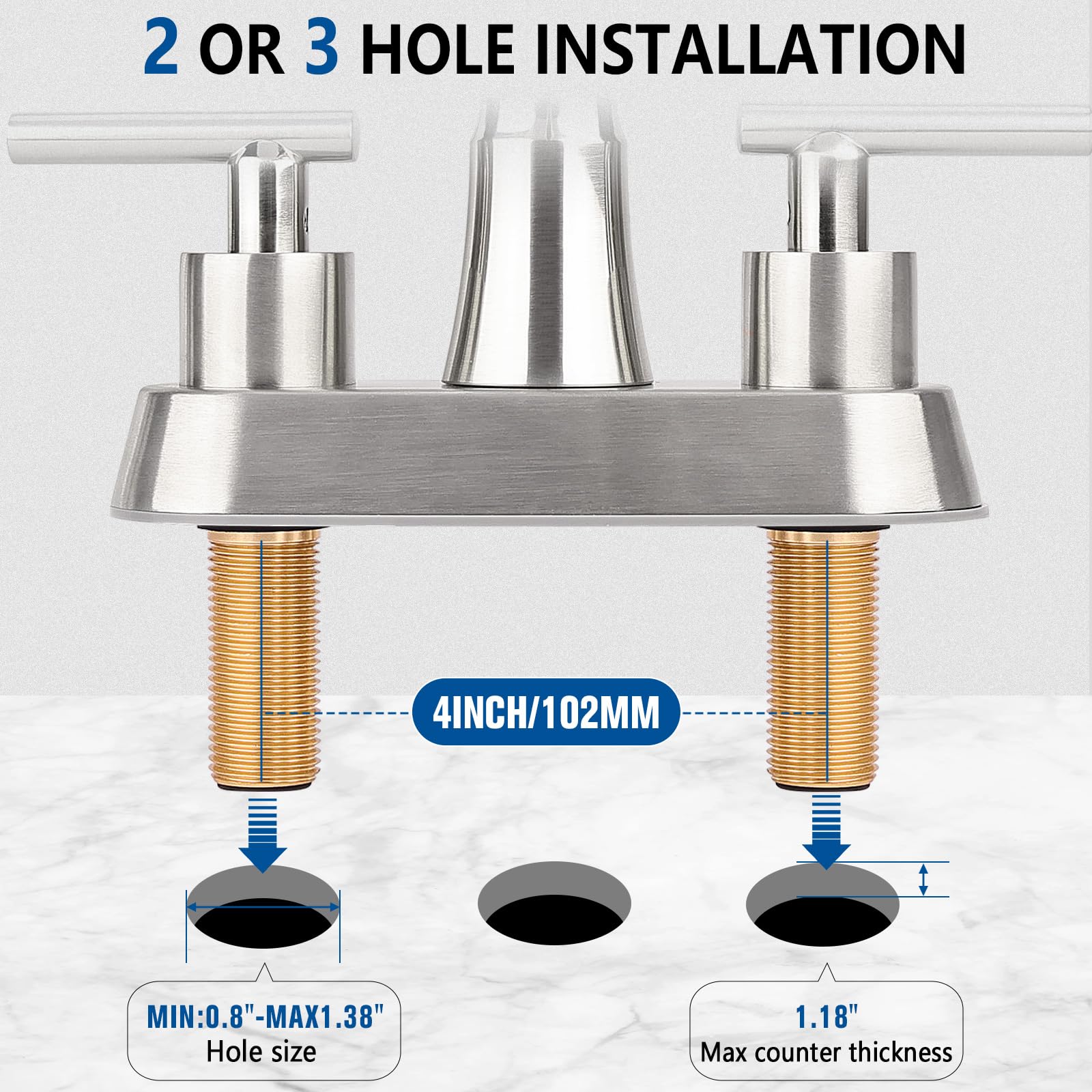Heavy Duty Laundry Sink Faucet with 3/4