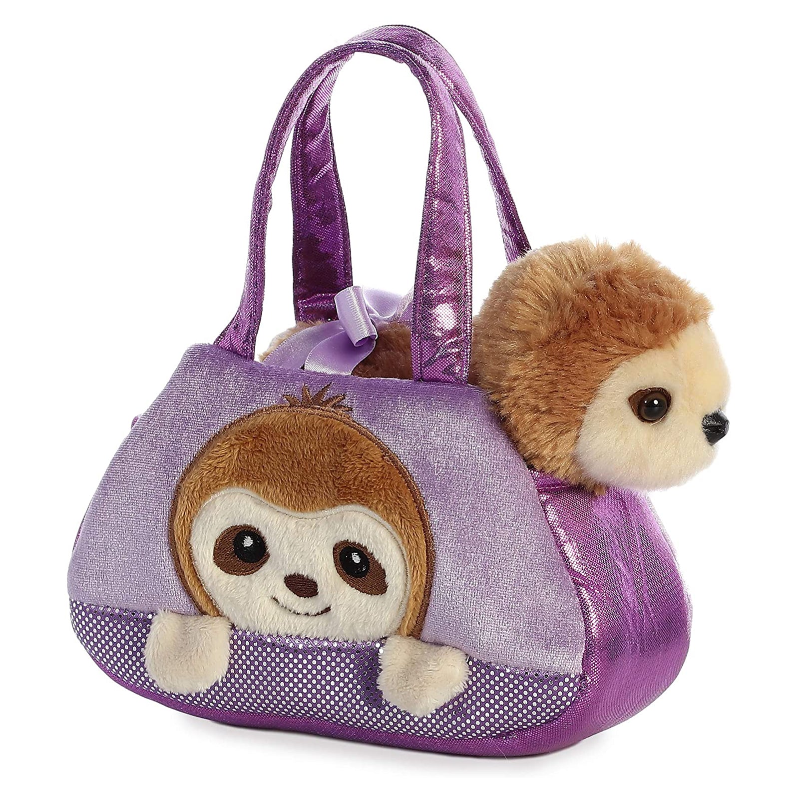 8 Inch Aurora Fancy Pals Peek A Boo Sloth Plush Stuffed Animal - Cuddly Soft Toy for Kids, Birthday Gifts & Nursery Decor