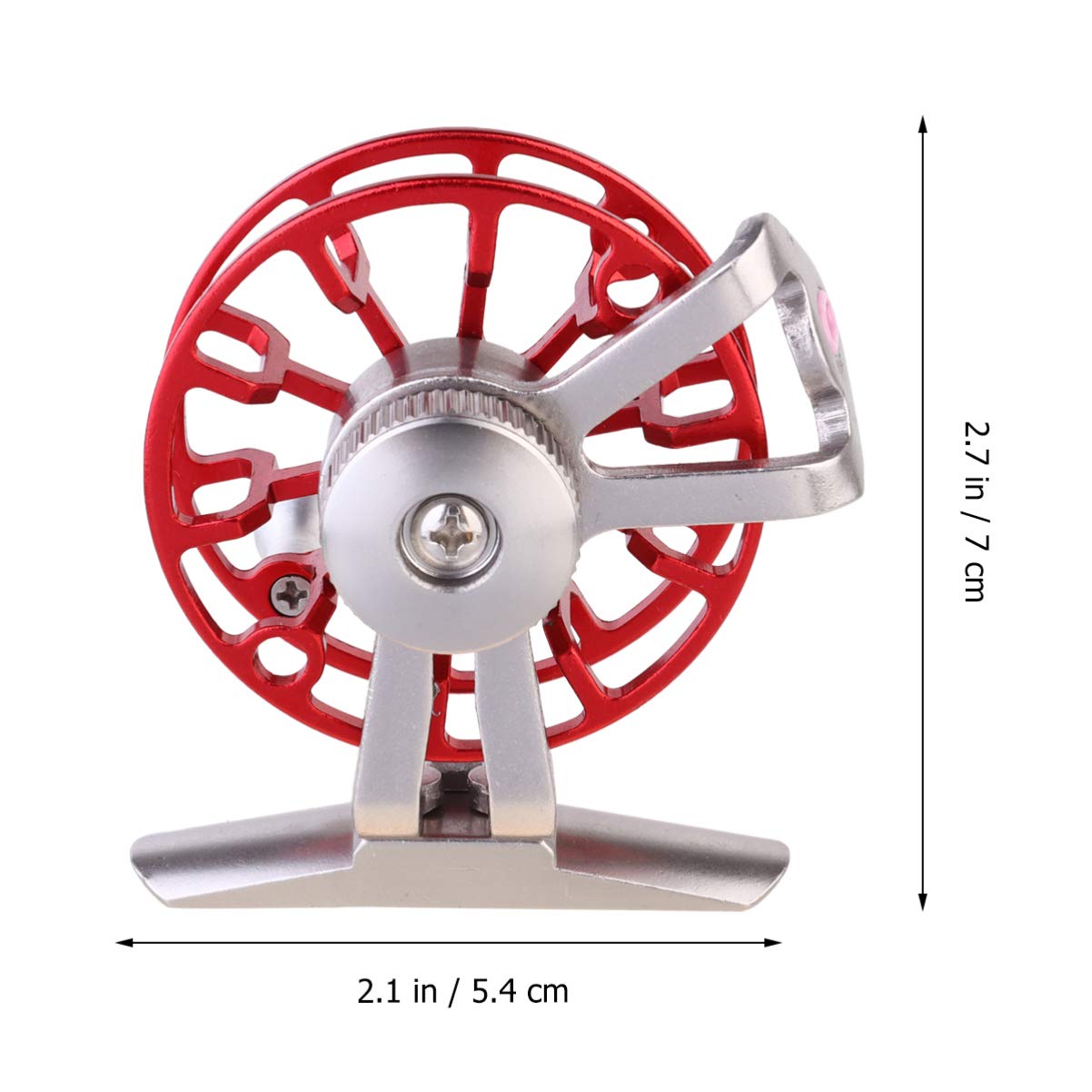 BESPORTBLE 1 Piece Metal Fly Fishing Reel - High Performance Fishing Gear & Spinning Wheel for Trout, Salmon, Bass - Perfect for Freshwater & Saltwater Fishing, Streams & Lakes
