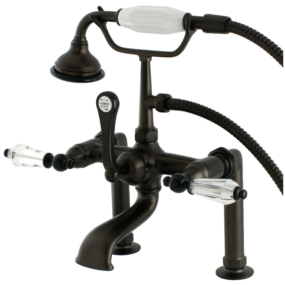 Aqua Vintage AE103T0WLL Wilshire Deck Mount Clawfoot Tub Faucet