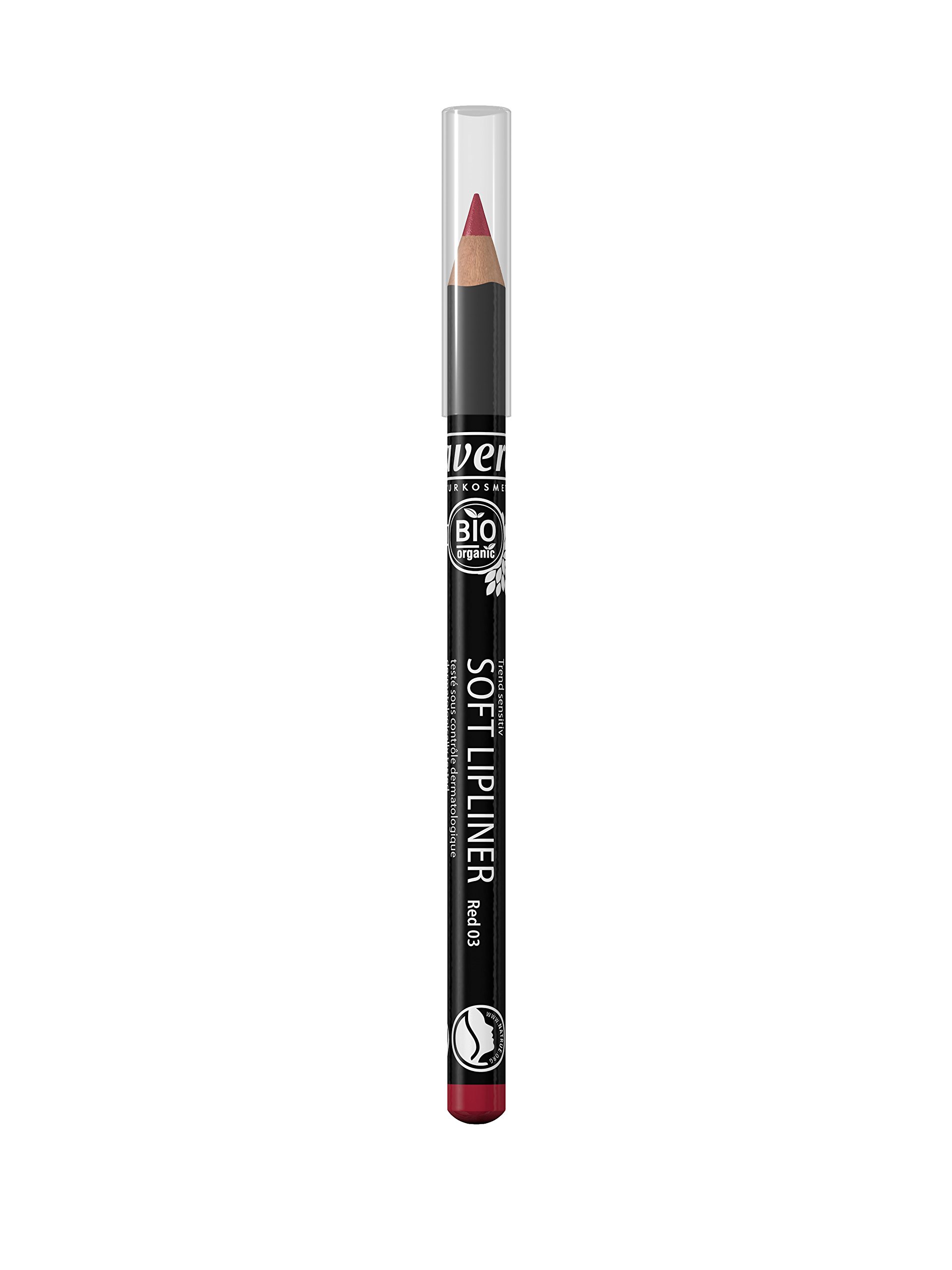 Lavera Red Lip Liner Pencil - Ultra-Smooth Creamy Long-Lasting Vegan & Organic Lip Makeup - Perfect for Everyday Wear, Date Night & Special Occasions