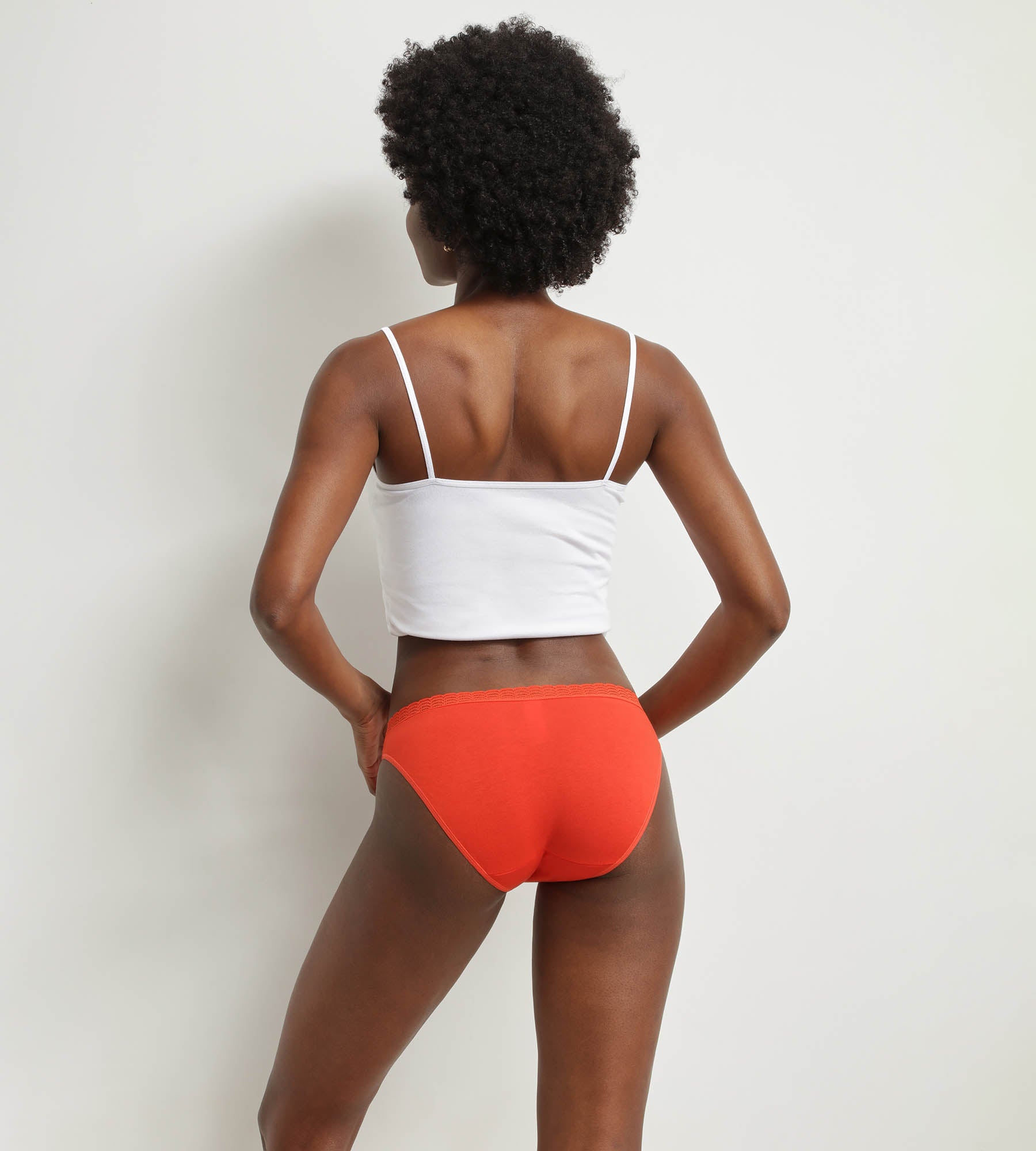 DIM Women's Underwear 2-Pack - Red & Pink Cotton Panties for Everyday Comfort | Perfect for Work, Lounge & Sleep