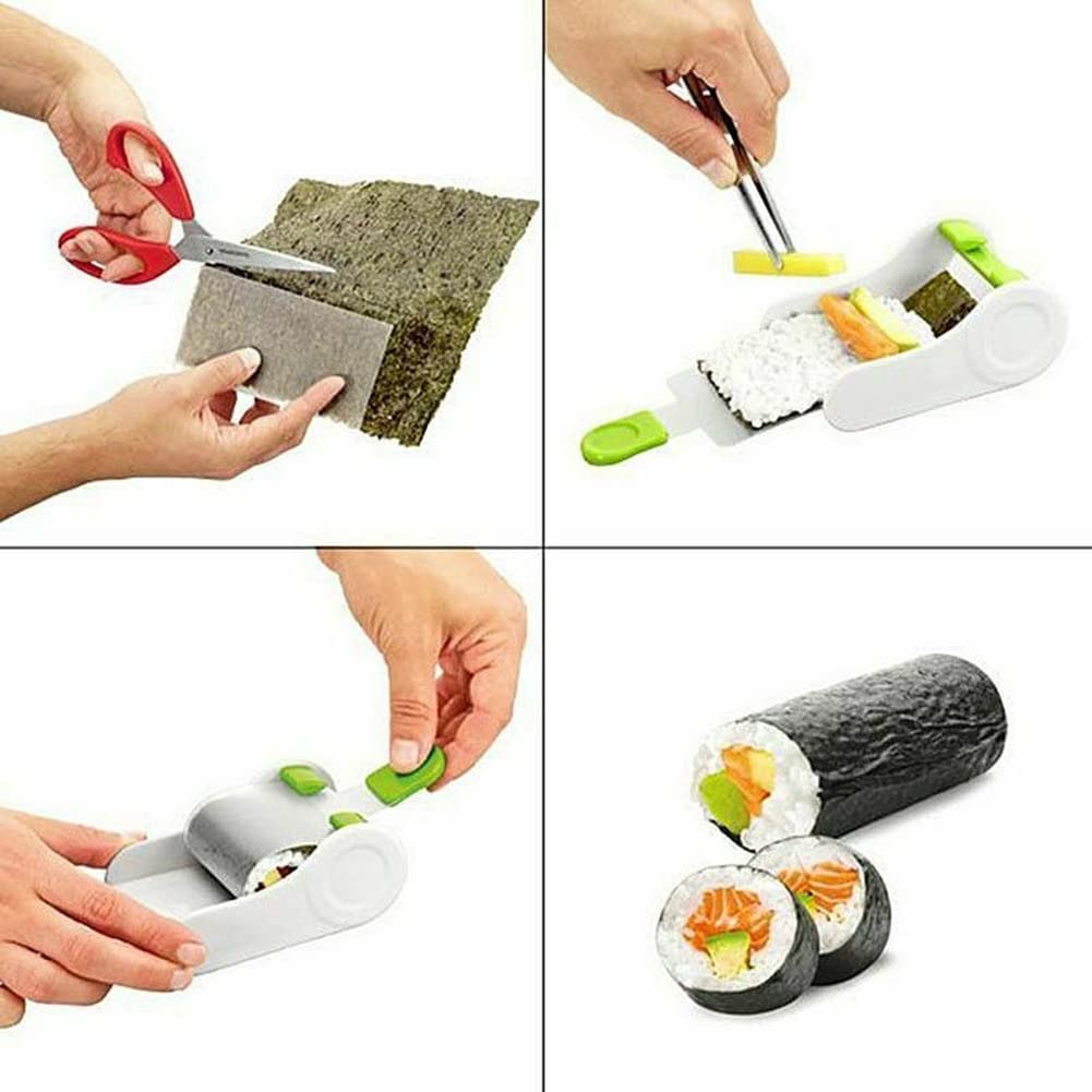Creative DIY Vegetable Meat Rolling Stuffed Cabbage Leaf Sushi Maker - Kitchen Tool for Homemade Sushi & Healthy Wraps (Multicolor) - Perfect for Home Cooking, Meal Prep & Party Platters