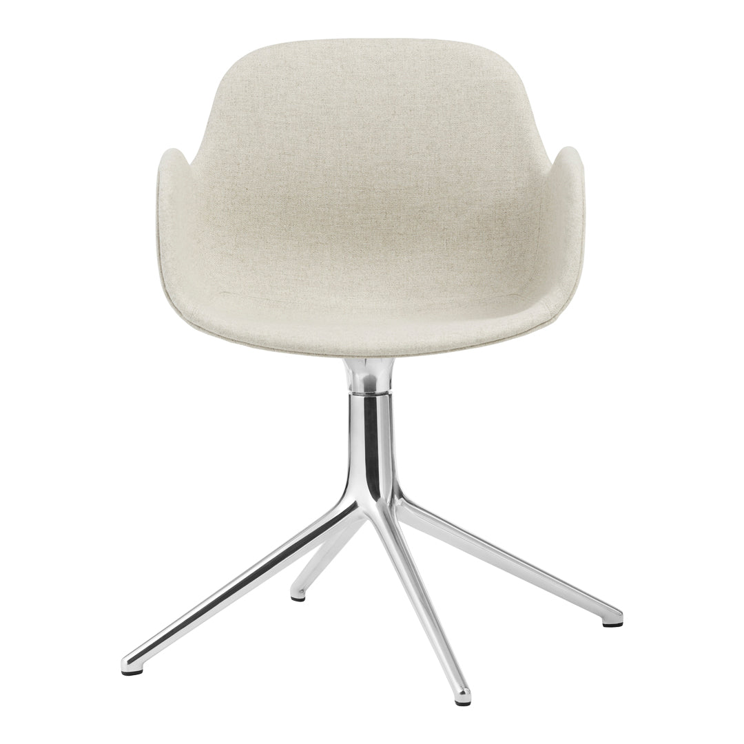 Modern Form Armchair with 4L Swivel Base and Premium Upholstery - Perfect for Living Room, Office or Reading Nook