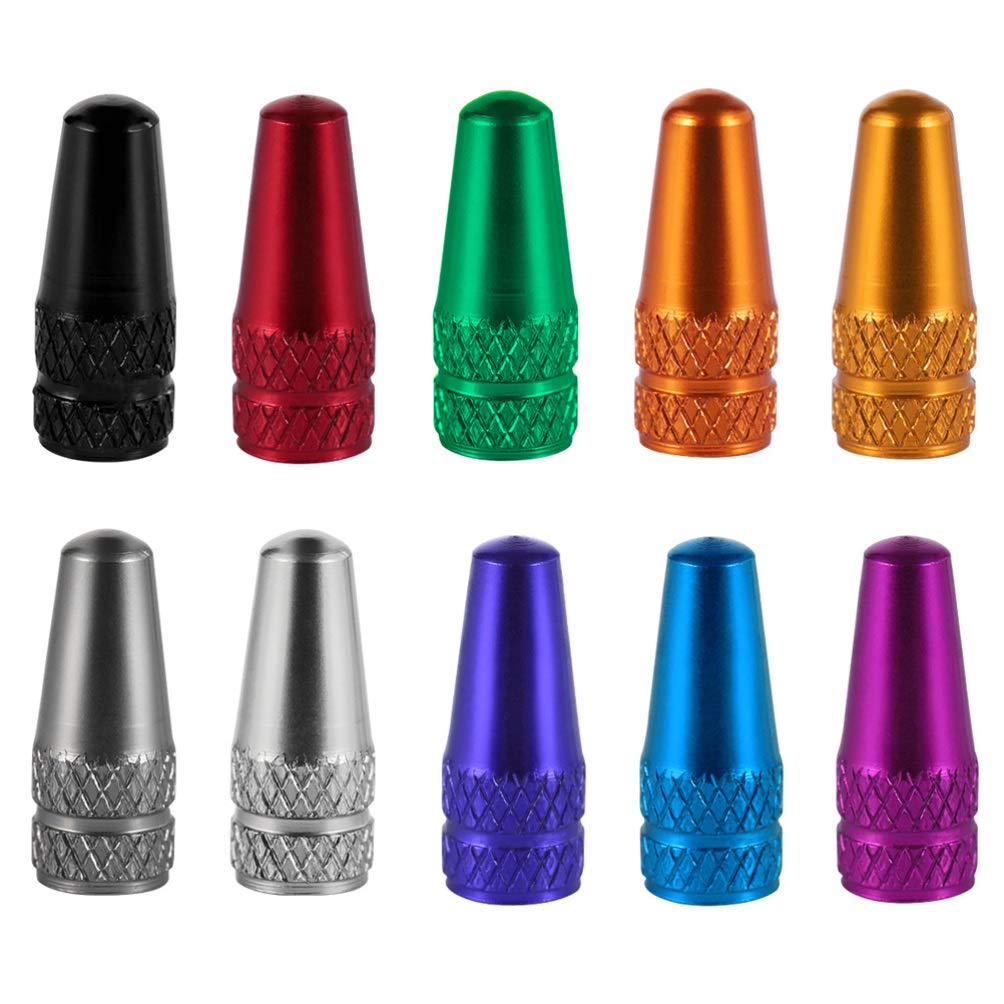 30pcs Aluminum Alloy Bike Tire Valve Dust Caps - Premium Bicycle Tire Stem Caps for Mountain/Road Bikes - Perfect for Cycling, Commuting & Outdoor Sports