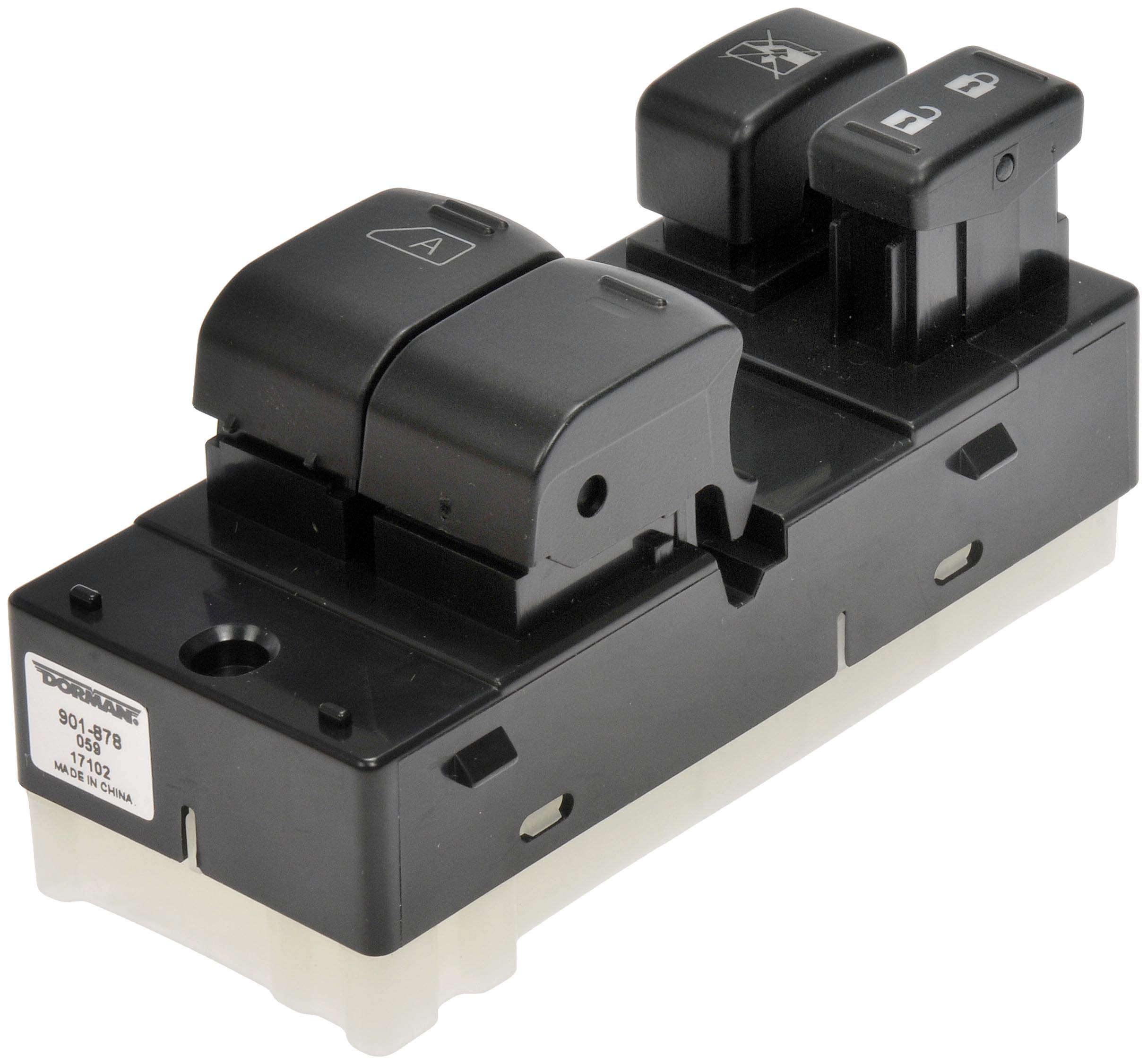 Dorman 901-878 Front Driver Side Power Window Switch Compatible with Nissan Altima, Maxima, Sentra - Easy DIY Replacement for Smooth Window Operation