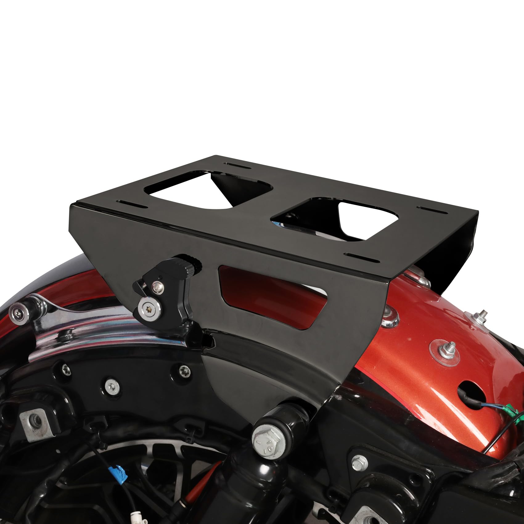 Premium Solo Luggage Rack Mount for Harley Tour Pak & Road Glide Special (2014-2025) - Heavy-Duty Motorcycle Cargo Carrier for Long Rides & Road Trips