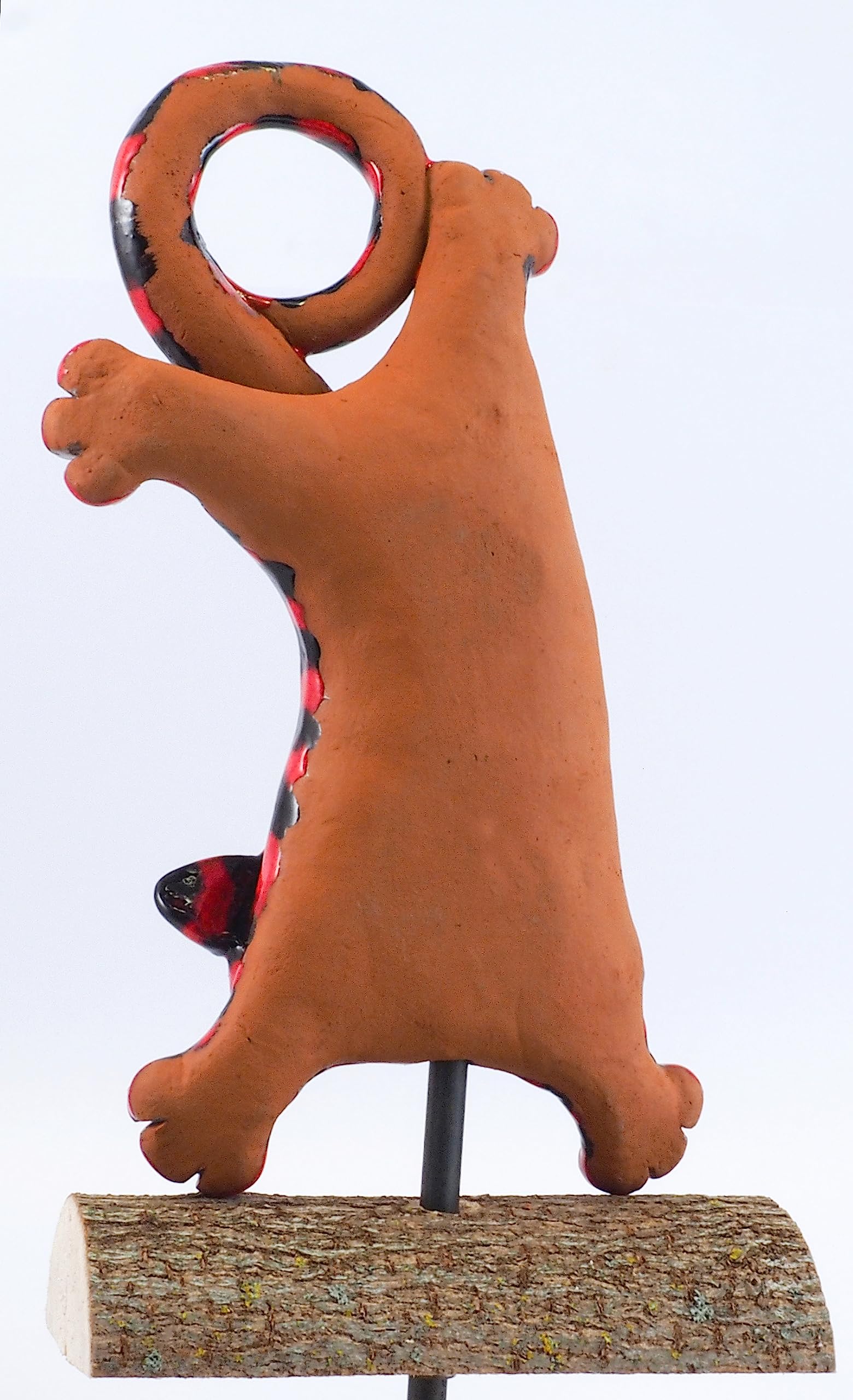 Handmade Frostproof Ceramic Cat Lawn Stake - Unique Outdoor Garden Statue Decor for Women & Men - Perfect Gift for Gardeners & Yard Lovers | Ideal for Patio, Flower Beds & Backyard Decorations