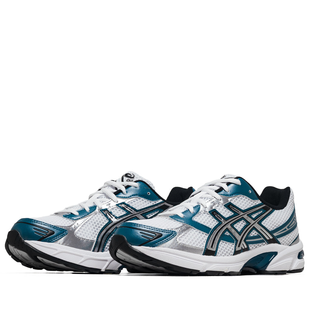 ASICS Gel 1130 Running Shoes for Men & Women - White/Restful Teal - Lightweight Cushioned Sneakers for Jogging, Gym Workouts & Everyday Comfort