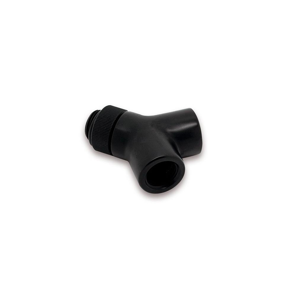 EKWB EK AF Y Splitter 2F 1M Black - High Performance PC Water Cooling Fitting for Custom Liquid Cooling Systems - Perfect for Gaming PCs and Workstations