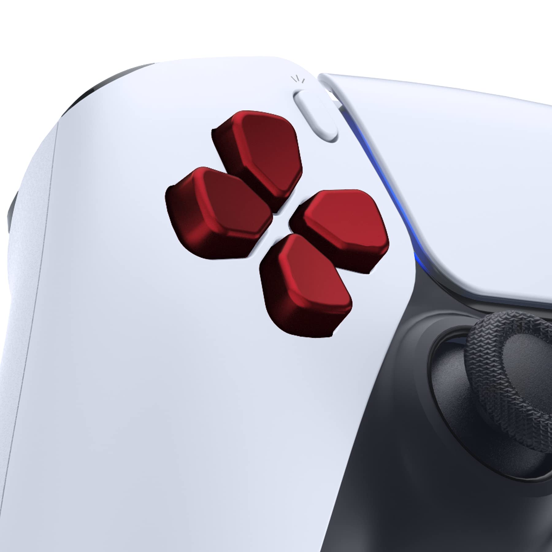 ExtremeRate PS5/PS4 Controller D-Pad - Red for Gaming