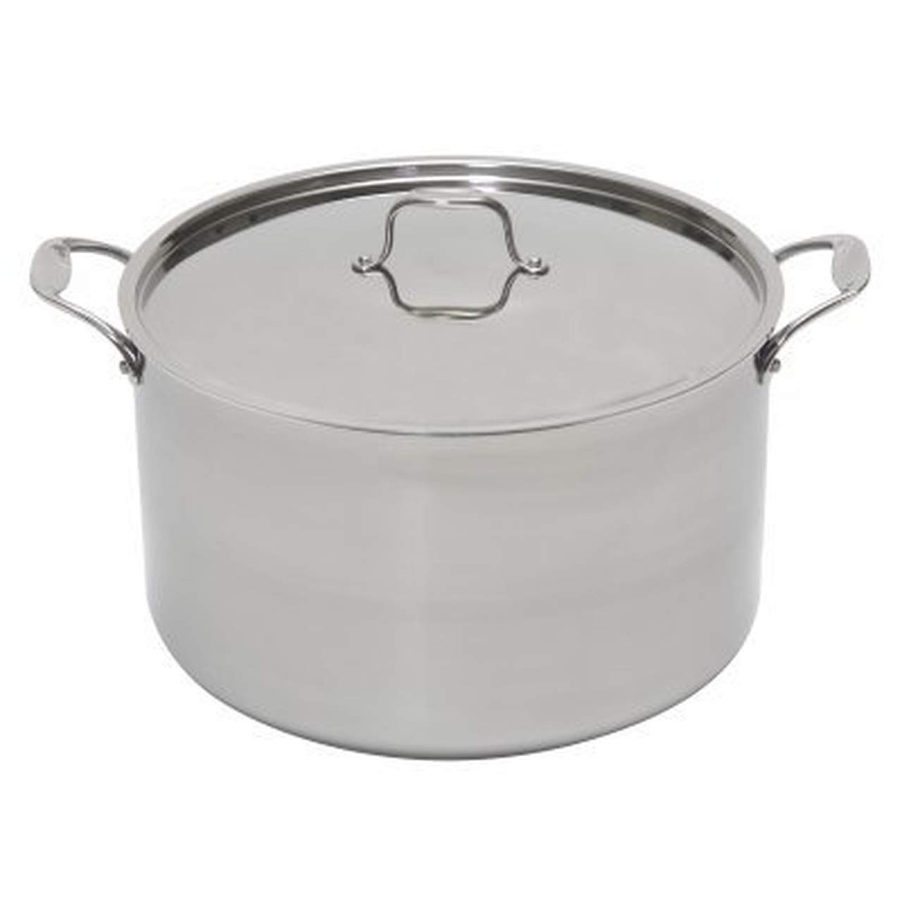 **Camerons 16 Quart Stainless Steel Stock Pot with Lid – 18/10 Tri-Ply Professional-Grade Stockpot – Commercial Sauce Pot with Non-Stick Interior & Induction Compatible – Perfect for Easter Dinner, Soups, Stews, and Large Family Meals**