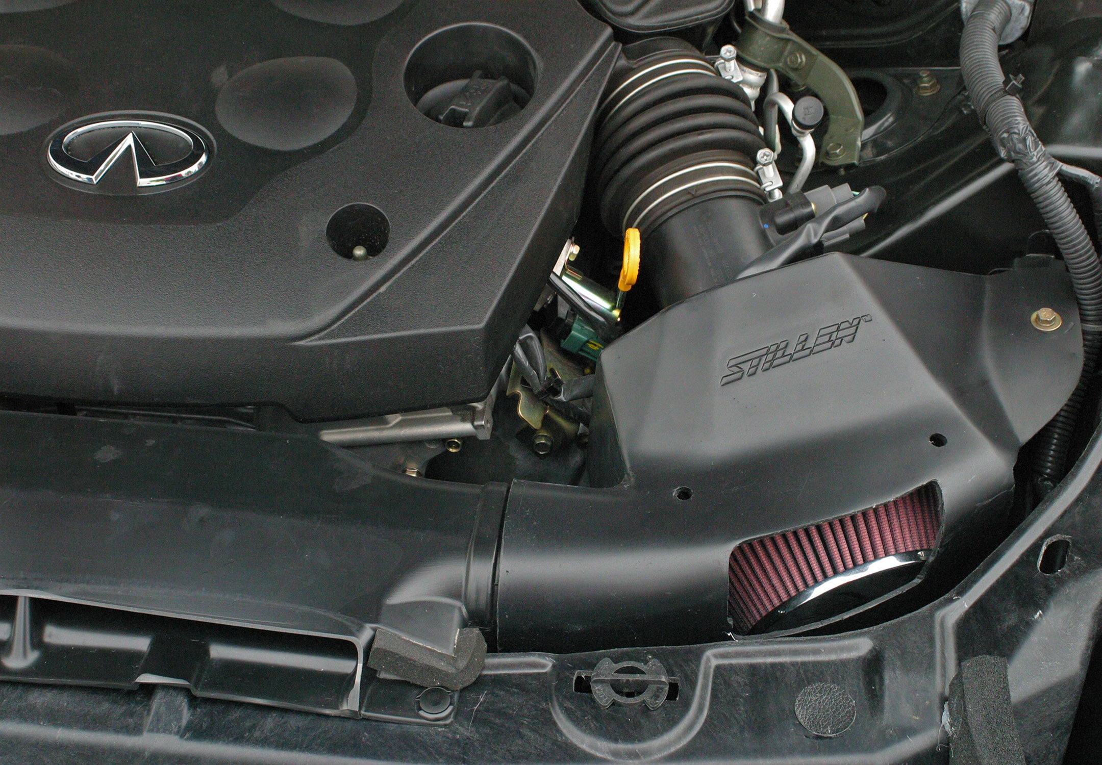 2003-2008 Infiniti G35 High Flow Cold Air Intake Kit [S50/V35] - Black (402835) - Performance Upgrade for Better Acceleration & Fuel Efficiency