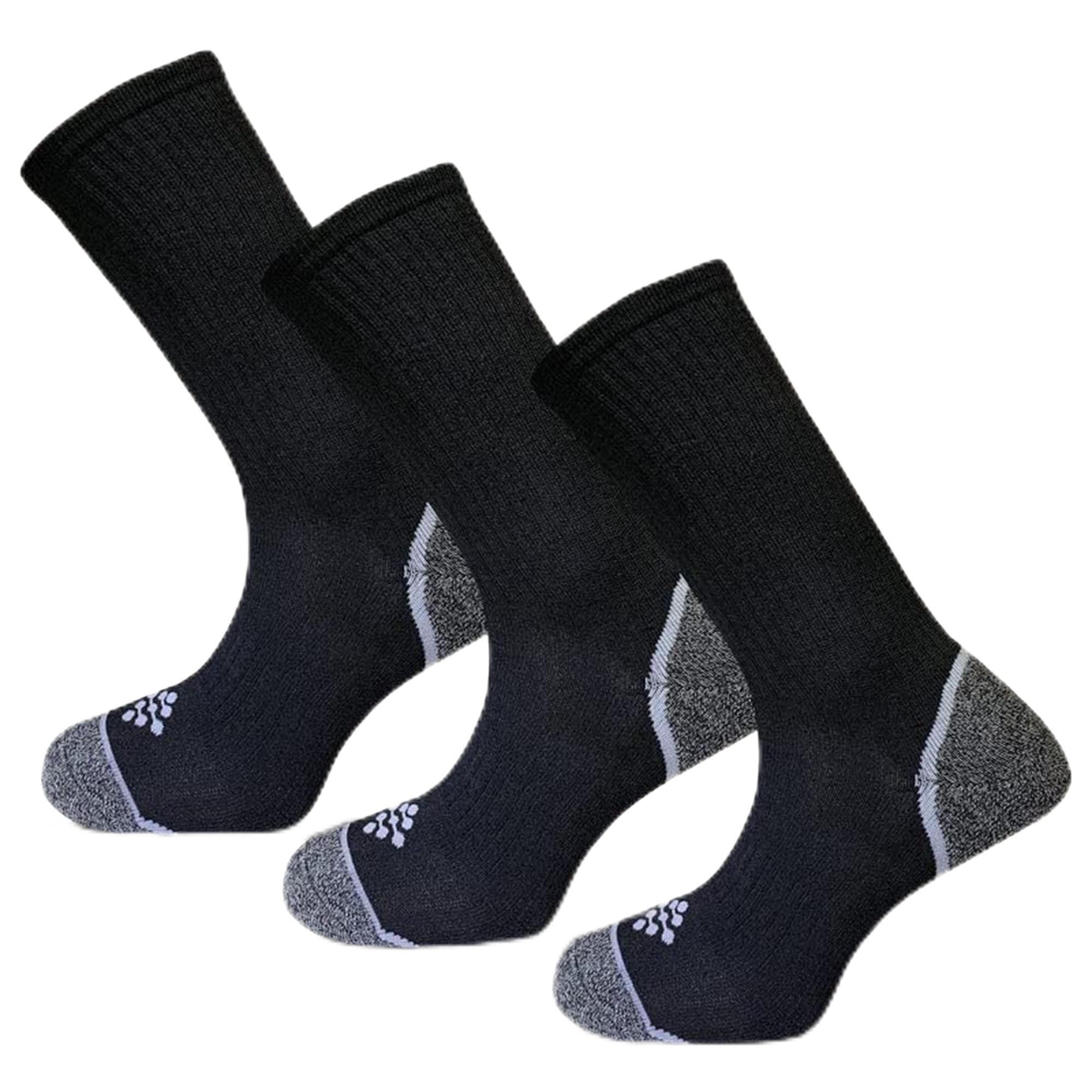 Men's Compression Sport Socks with Infrared Technology - 3 Pairs Pack for Running, Gym & Everyday Comfort