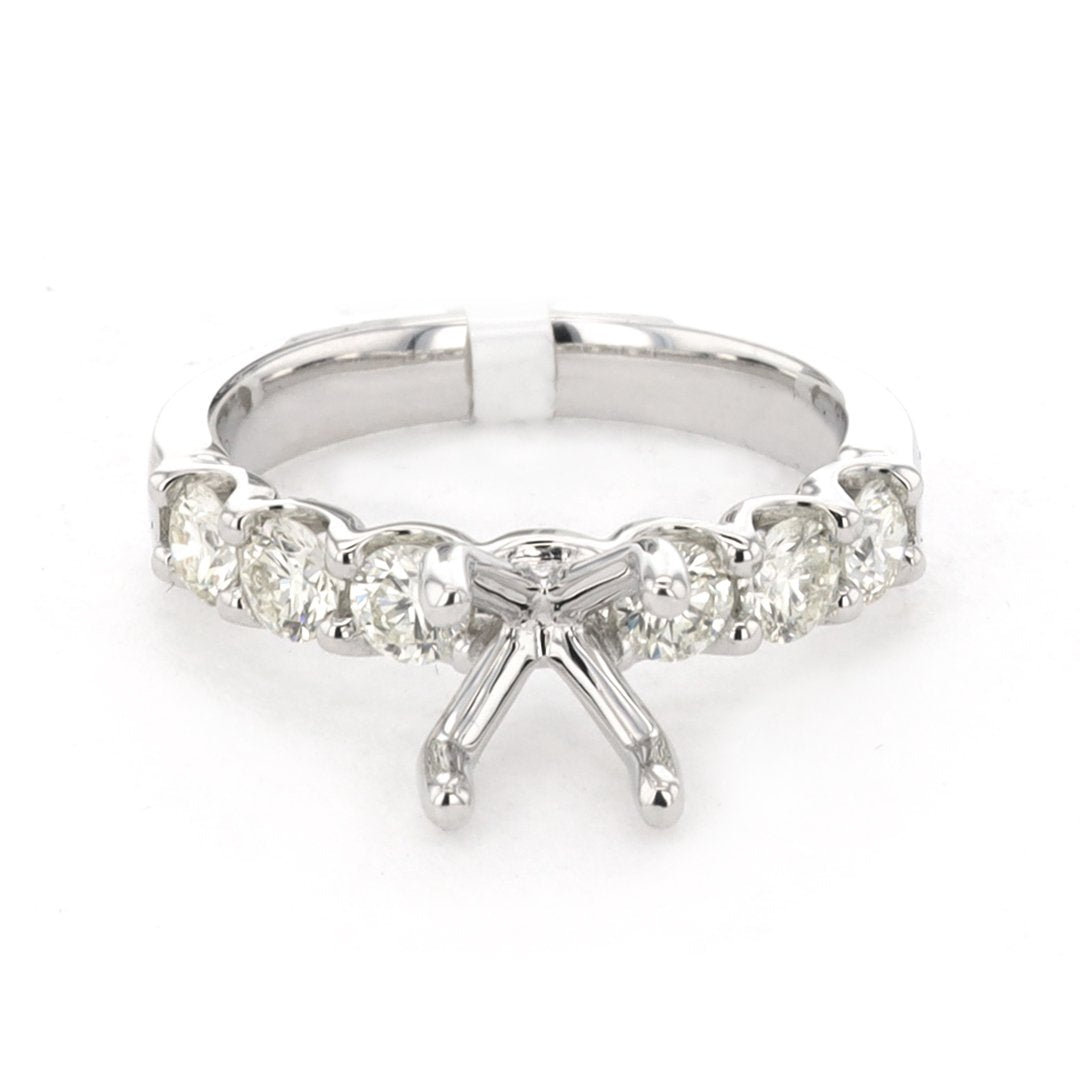 0.90 Carat Diamond Solitaire Engagement Ring for Women - 14K White Gold Wedding Band, Proposal Gift for Her - Perfect for Anniversaries, Valentine's Day & Special Occasions