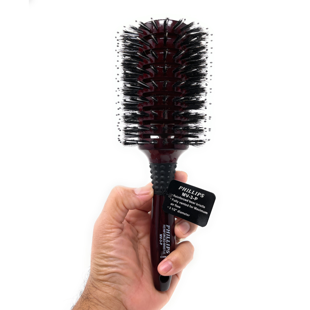 Philips Brush MV 3 P Vent Barrel Hair Brush for Smoothing & Detangling - Perfect for Salon Styling & Home Hair Care