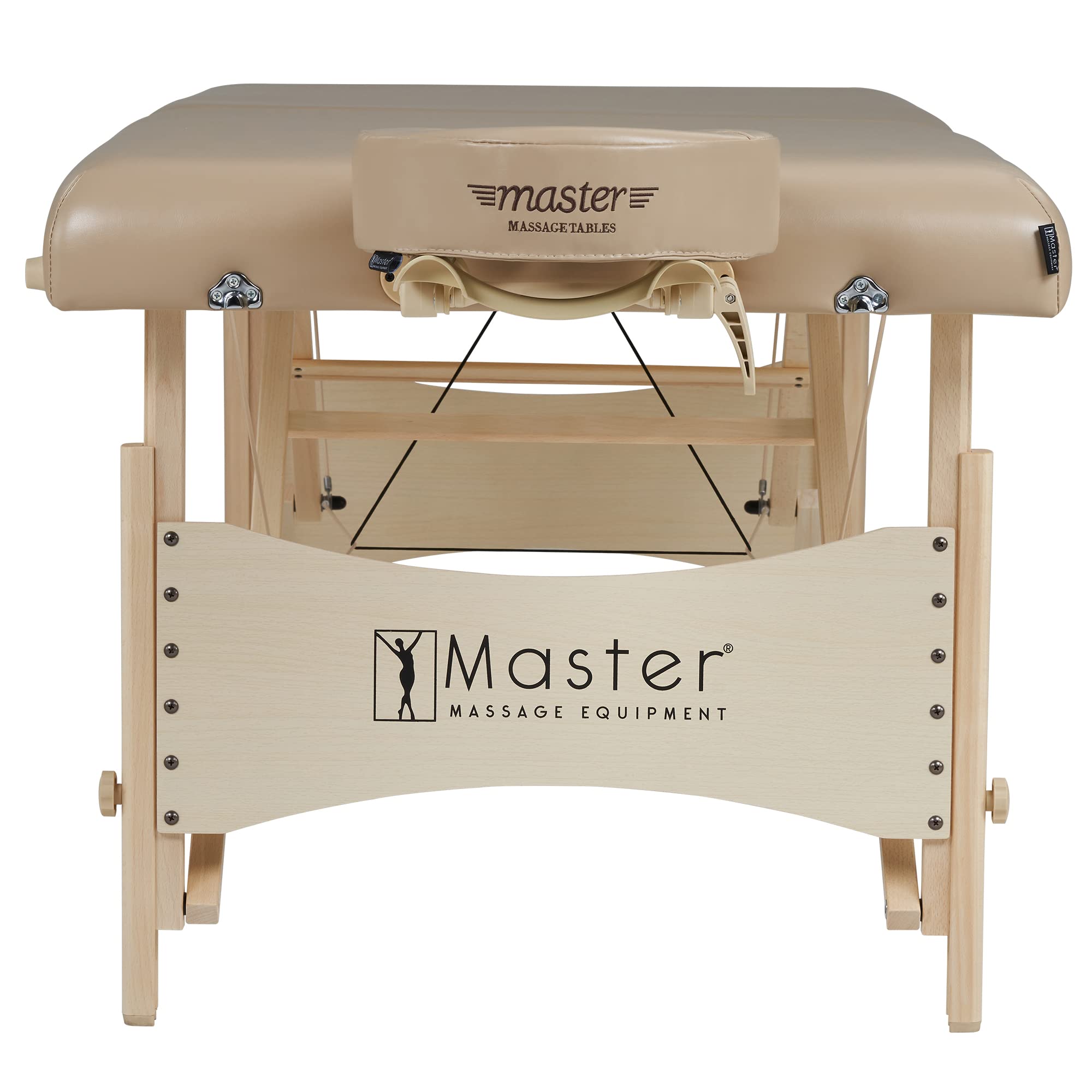 Premium Portable Massage Table Set with Carrying Case - Adjustable Height Professional Massage Bed for Home, Spa & Therapy - Cream Color (Ideal for Therapists, Home Use & Mobile Massage Services)
