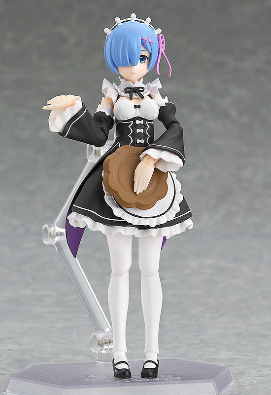 Figma #346 Rem Re:Zero Starting Life in Another World Anime Figure - Collectible Action Figure for Anime Fans & Re:Zero Merchandise Lovers - Perfect for Display, Cosplay, and Gift Giving