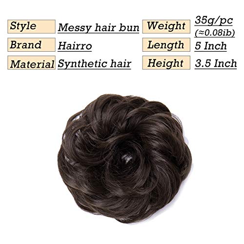 Messy Bun Hair Extension for Curly Hair - Clip-in Updo Hairpiece for Women | Perfect for Weddings, Parties & Everyday Styling