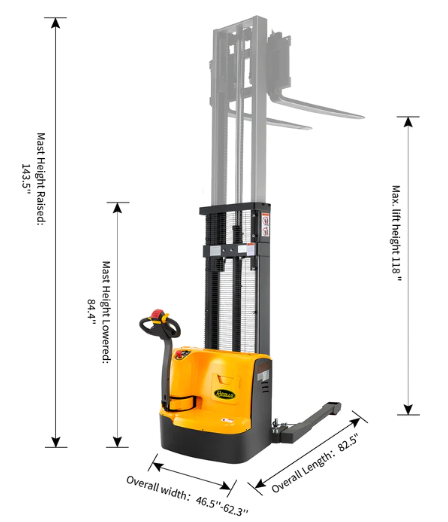 Apollolift A 3029 Full Electric Walkie Stacker - 177