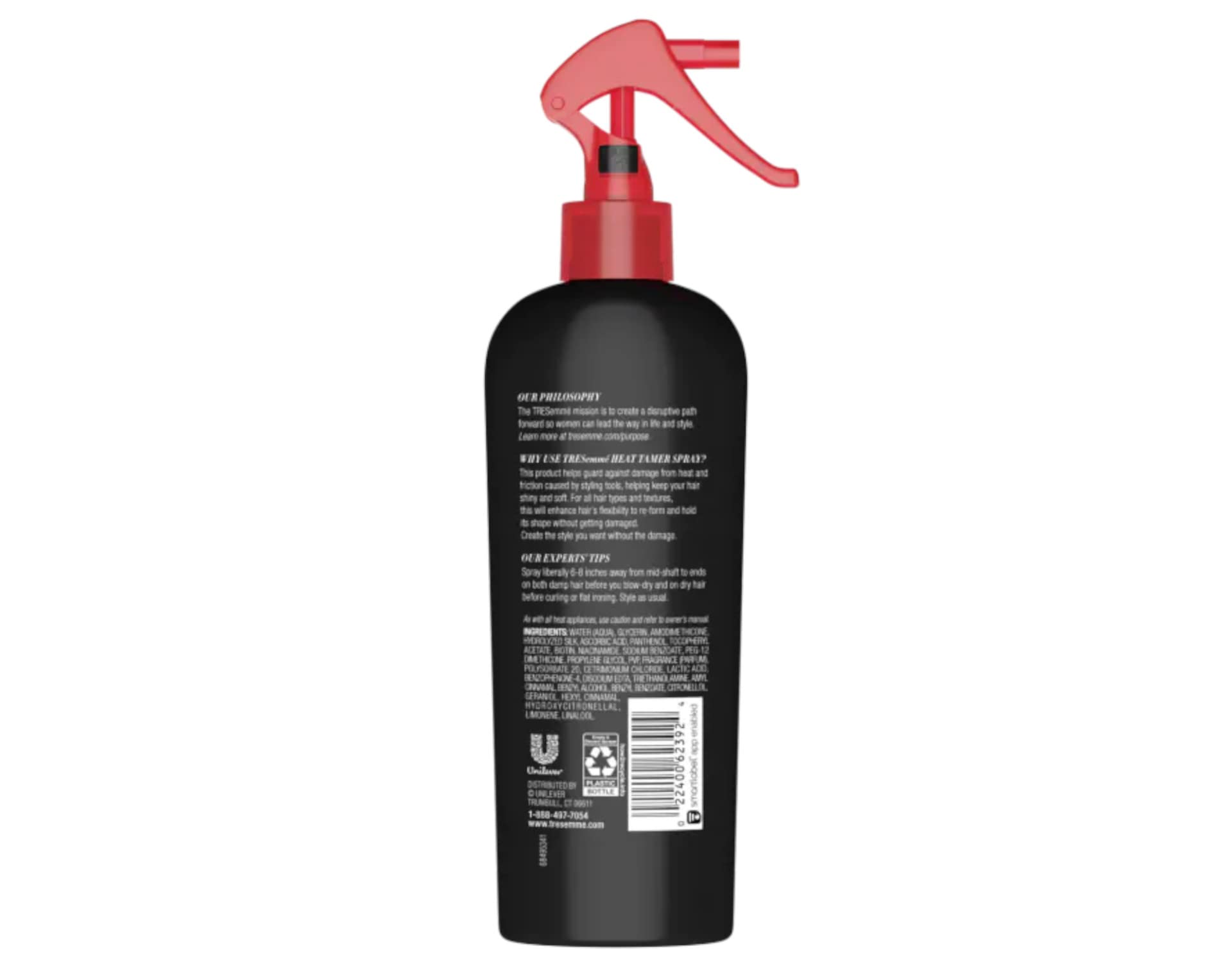 TRESemmé Heat Tamer Spray for Hair - 8oz (236ml) Thermal Protection & Frizz Control - Perfect for Blowouts, Flat Ironing & Heat Styling