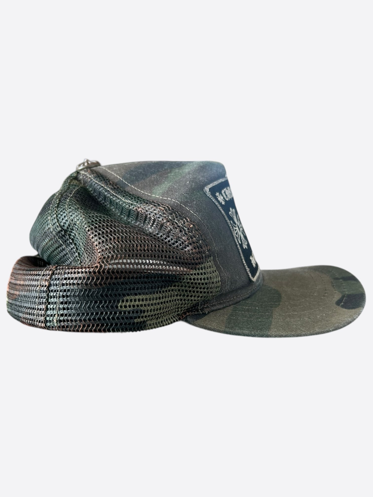 Chrome Hearts Green Camouflage Trucker Hat for Men & Women - Stylish Adjustable Baseball Cap for Outdoor, Streetwear & Fashion - Perfect for Hiking, Concerts & Daily Wear