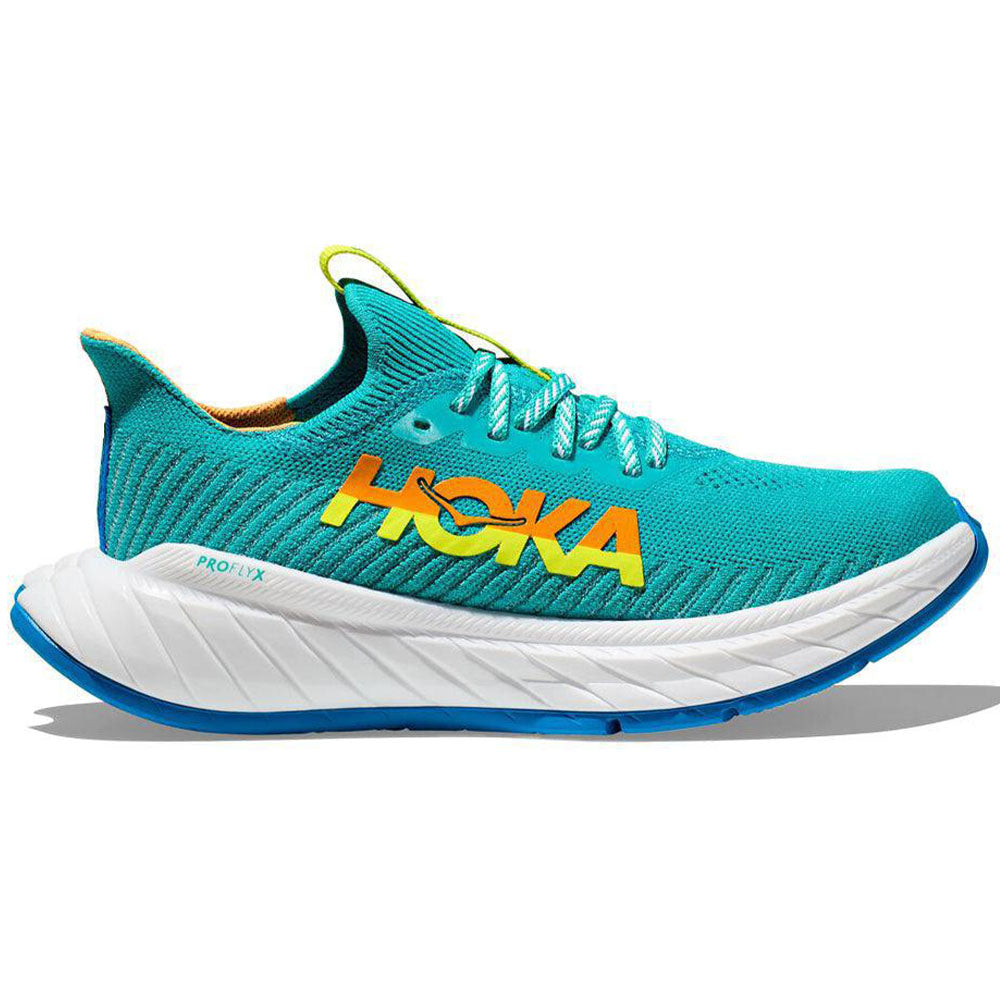 HOKA ONE ONE Carbon X 3 Running Shoes for Men - Lightweight Carbon Fiber Racing Sneakers for Marathon, Training & Road Running