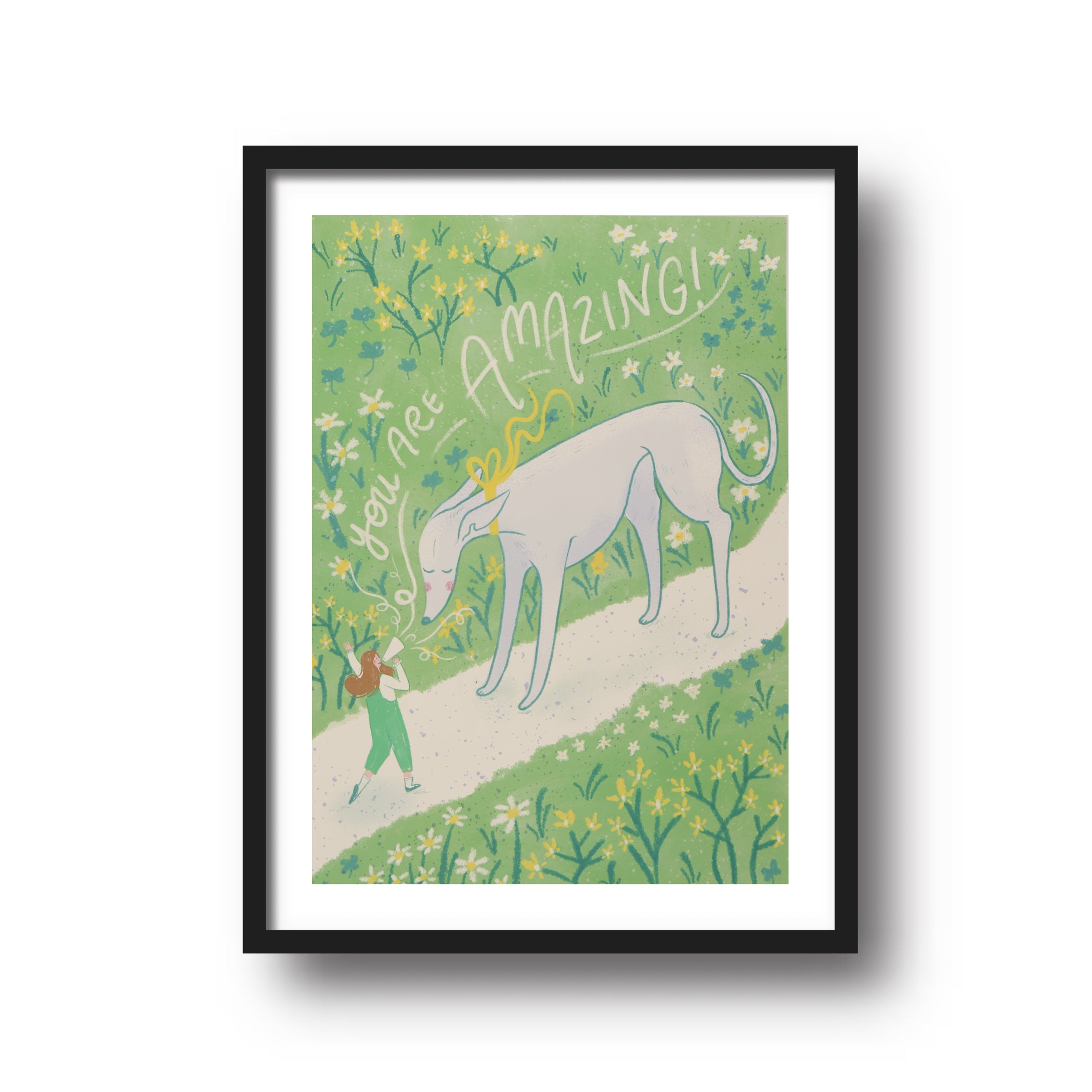 Bryony Moss Amazing A4 Print - High Quality Wall Art for Home & Office Decor - Perfect for Living Room, Bedroom, or Gift