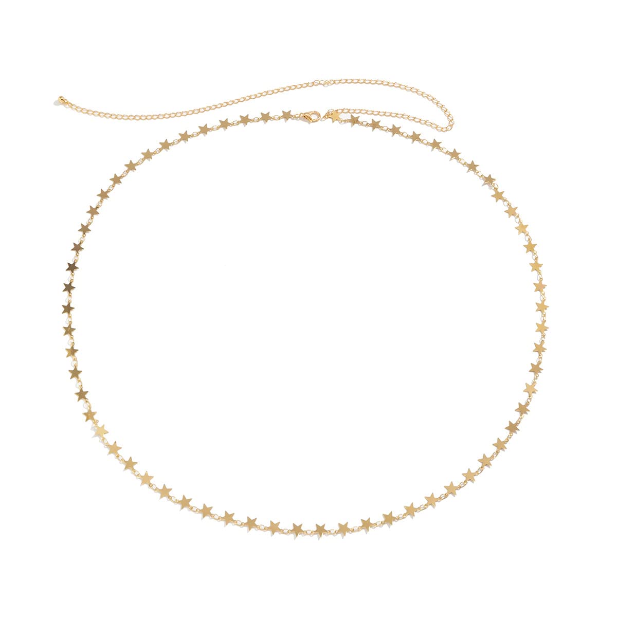 Elegant Gold-Toned Starry Waist Chain for Women & Girls | Stylish Kamarband & Belly Chain | Perfect for Saree, Dresses & Boho Outfits | Fashion Jewelry for Parties & Weddings