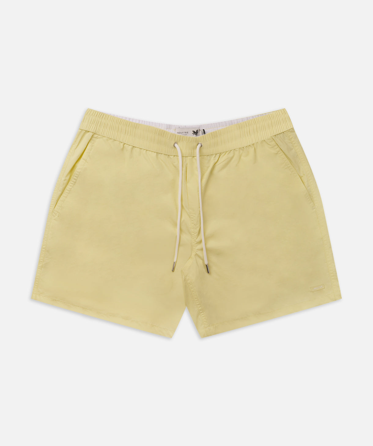 **Premium Men's Swim Shorts - Fluro Yellow Quick-Dry Beach Shorts for Swimming, Surfing & Summer Vacations**