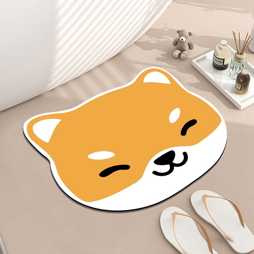 Super Absorbent Bath Mat - Cute Cartoon Non-Slip Bathroom Rug, Quick-Drying Floor Mat for Shower, Tub & Bathroom Entrance - Perfect for Kids & Adults (Style 2)