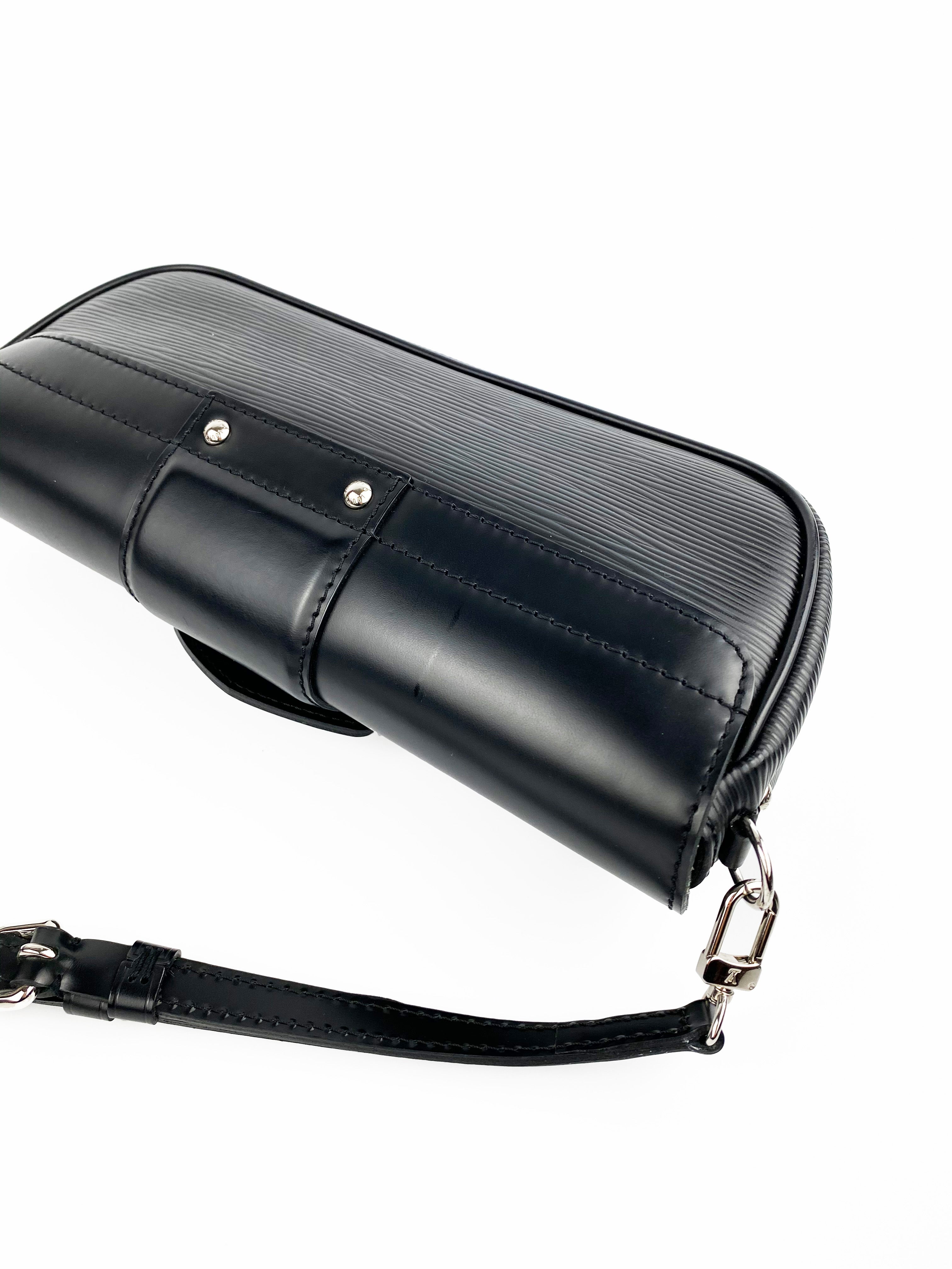 Authentic Louis Vuitton Epi Pochette Montaigne Top Handle Bag - Luxury Leather Crossbody Purse for Women, Perfect for Work, Travel & Evening Events