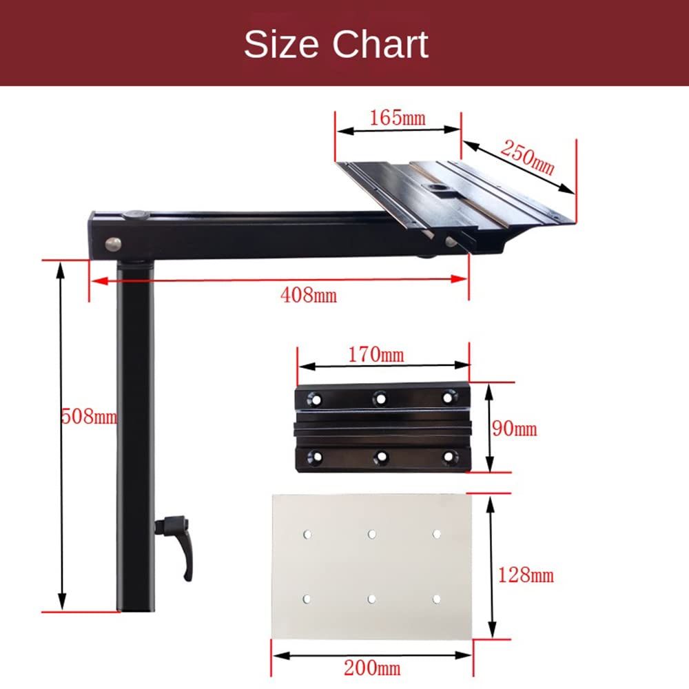 Adjustable Aluminum Alloy Table Legs - 360° Rotating & Height Adjustable for Camping, RV, Outdoor Picnics & Home Office (Black) - Easy to Assemble & Disassemble